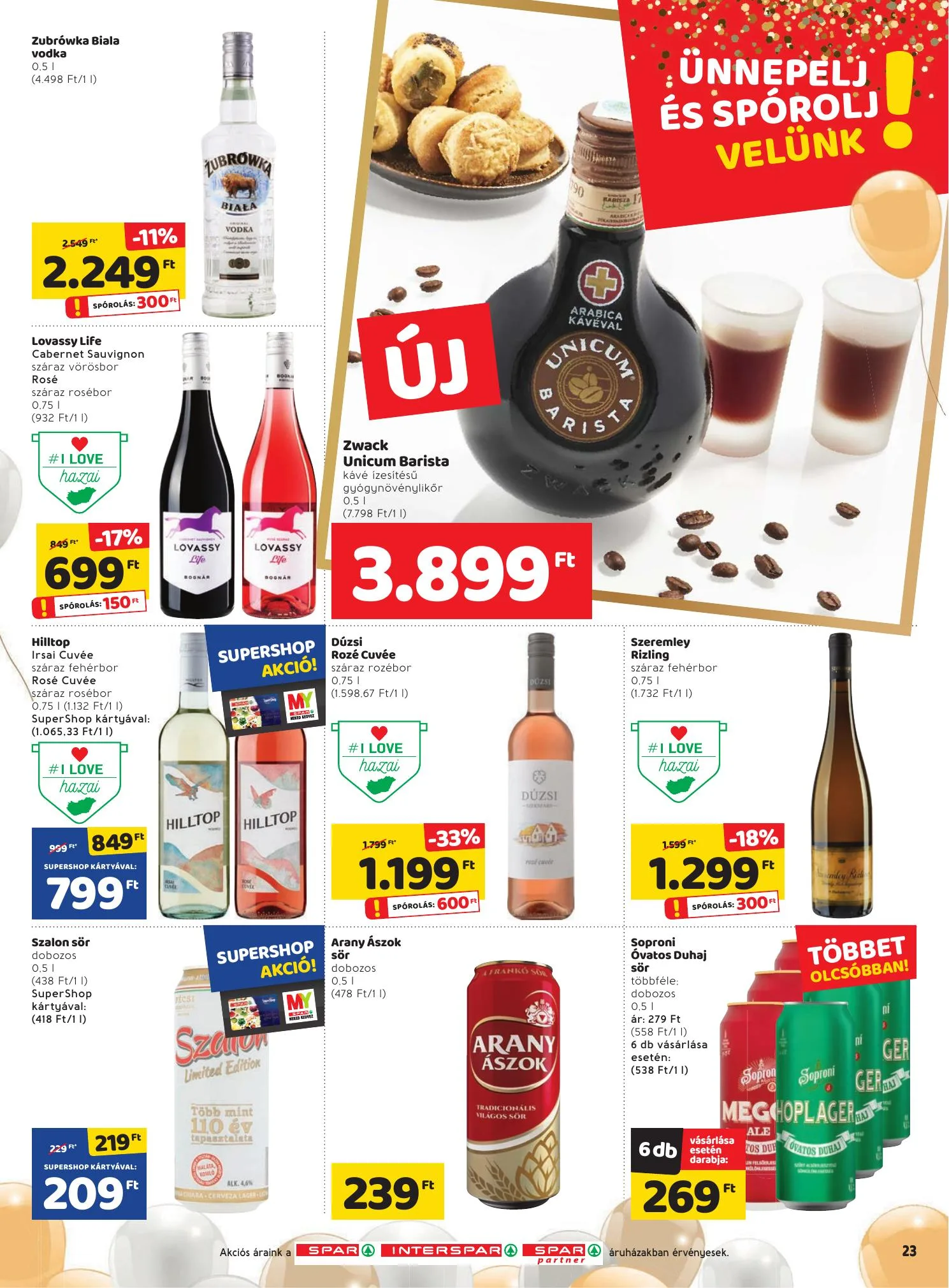 Spar akciós újság 04.15–04.21 – 23. oldal