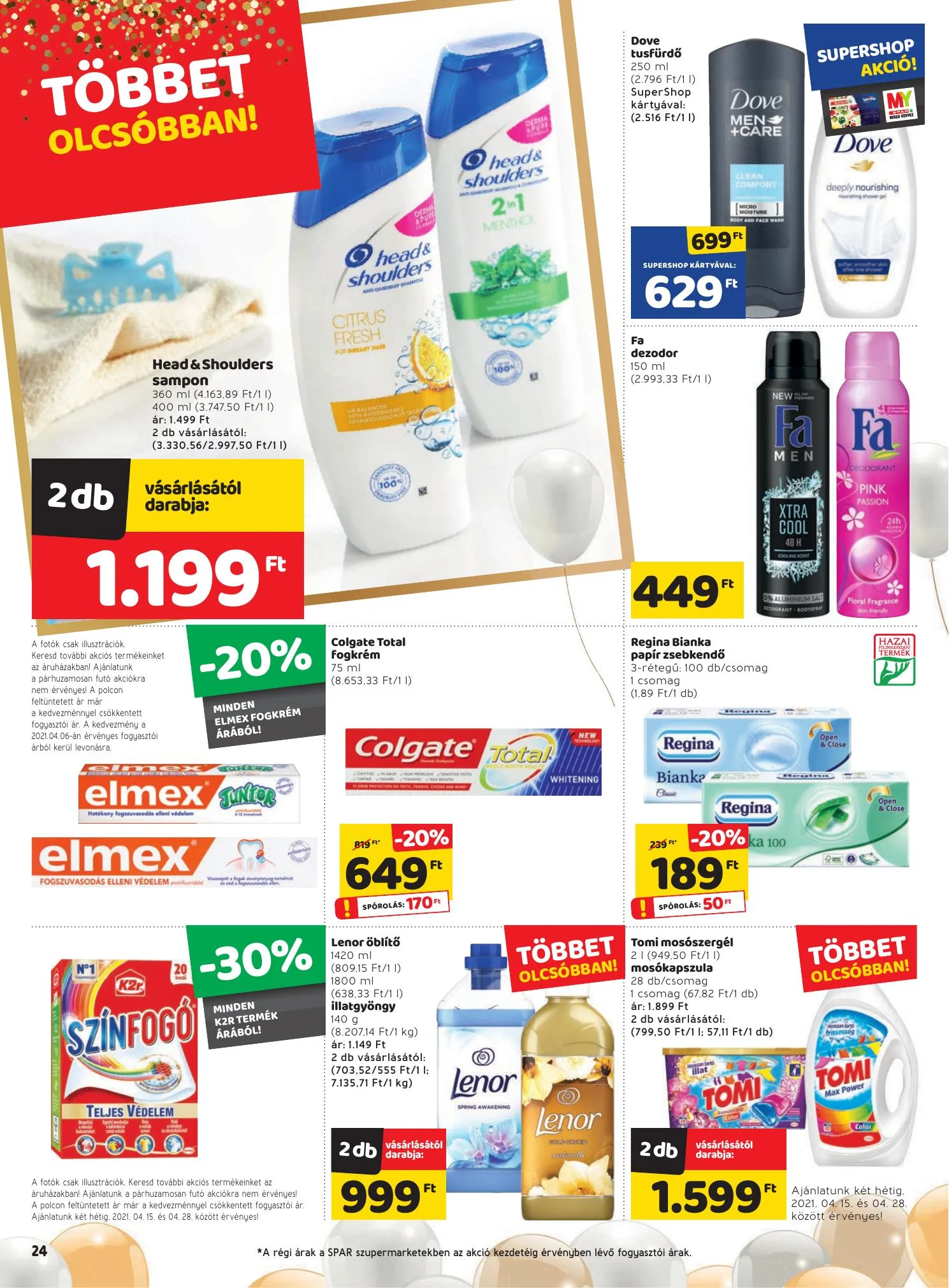 Spar akciós újság 04.15–04.21 – 24. oldal