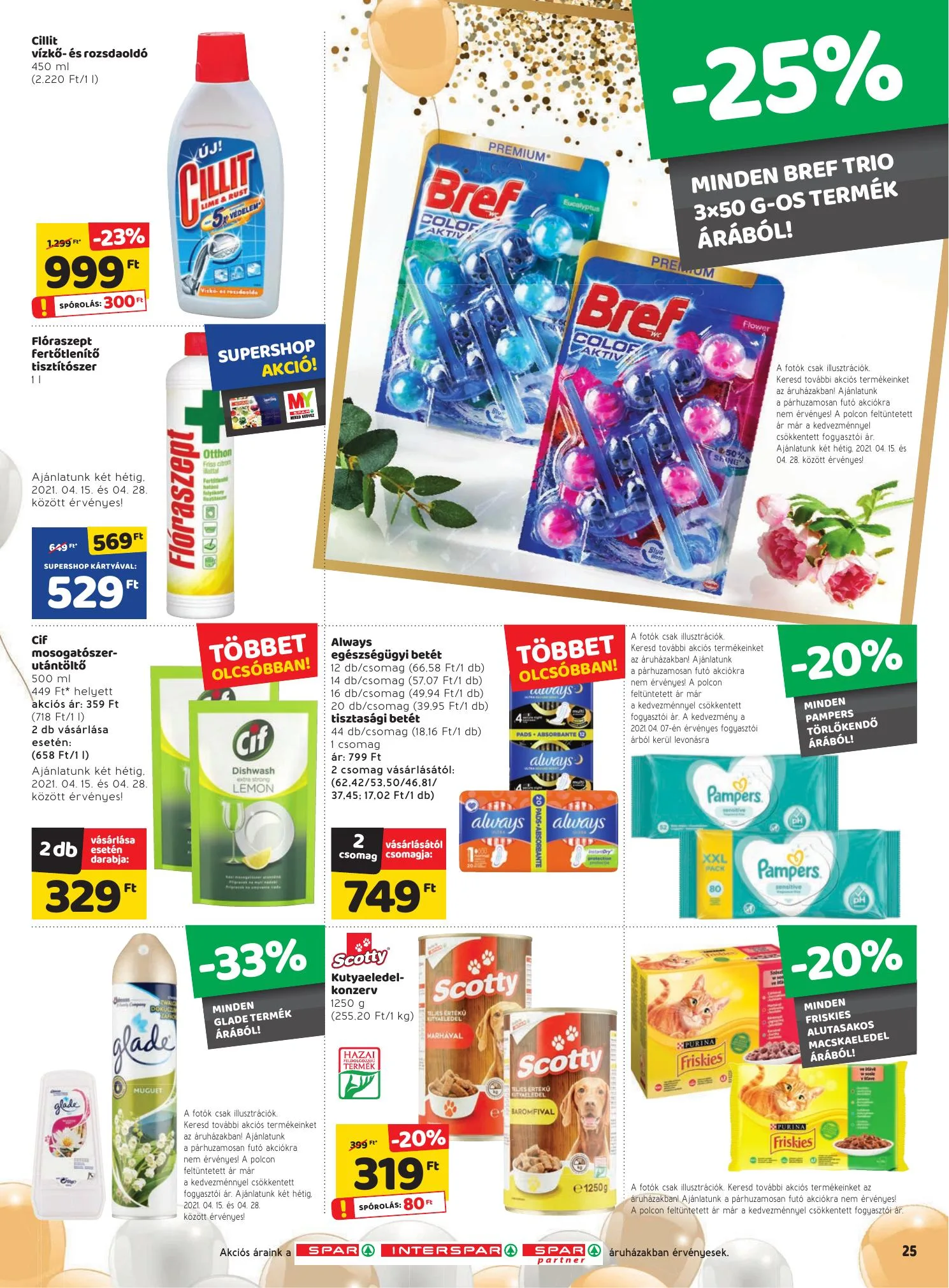 Spar akciós újság 04.15–04.21 – 25. oldal