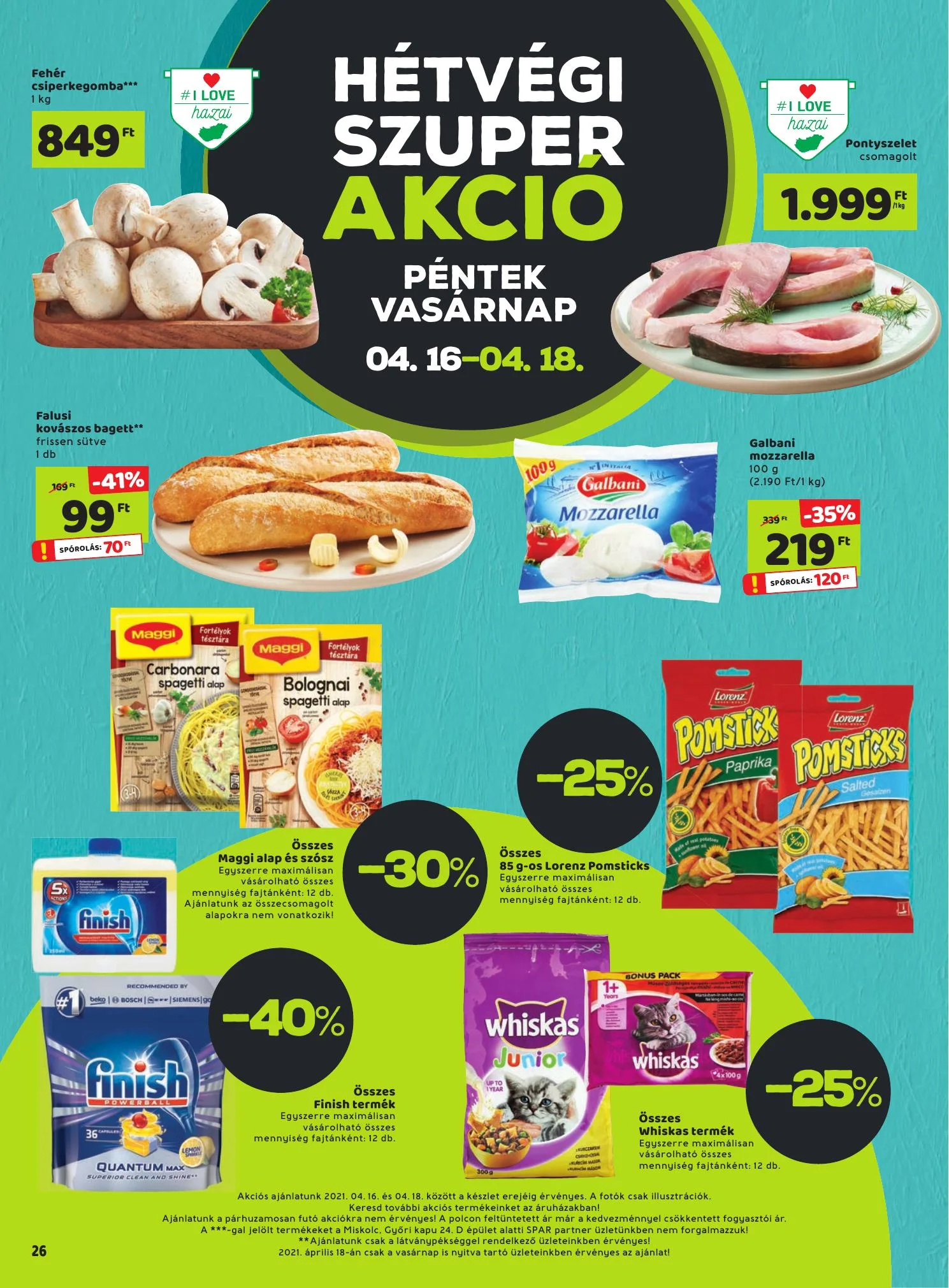 Spar akciós újság 04.15–04.21 – 26. oldal