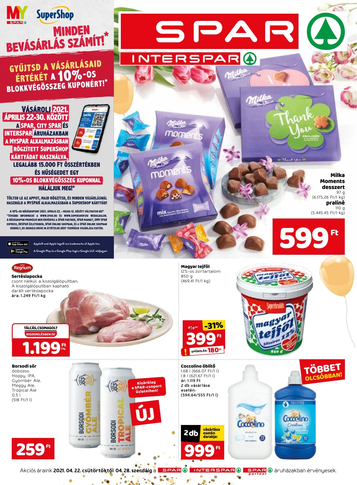Spar akciós újság 04.22–04.28