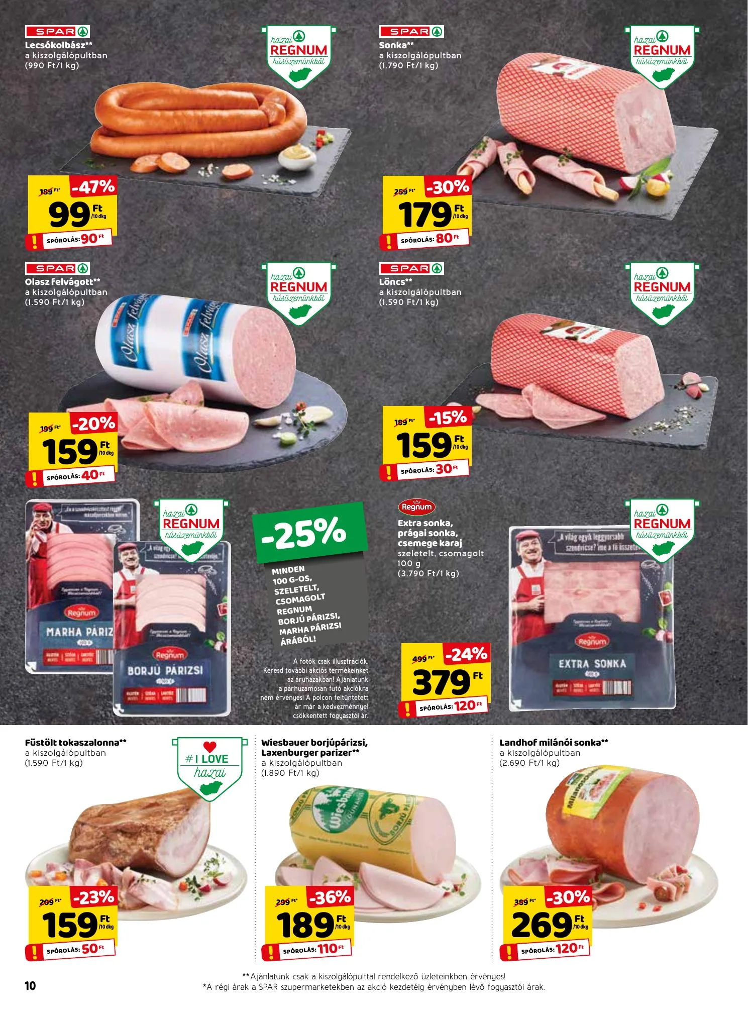 Spar akciós újság 04.22–04.28 – 10. oldal