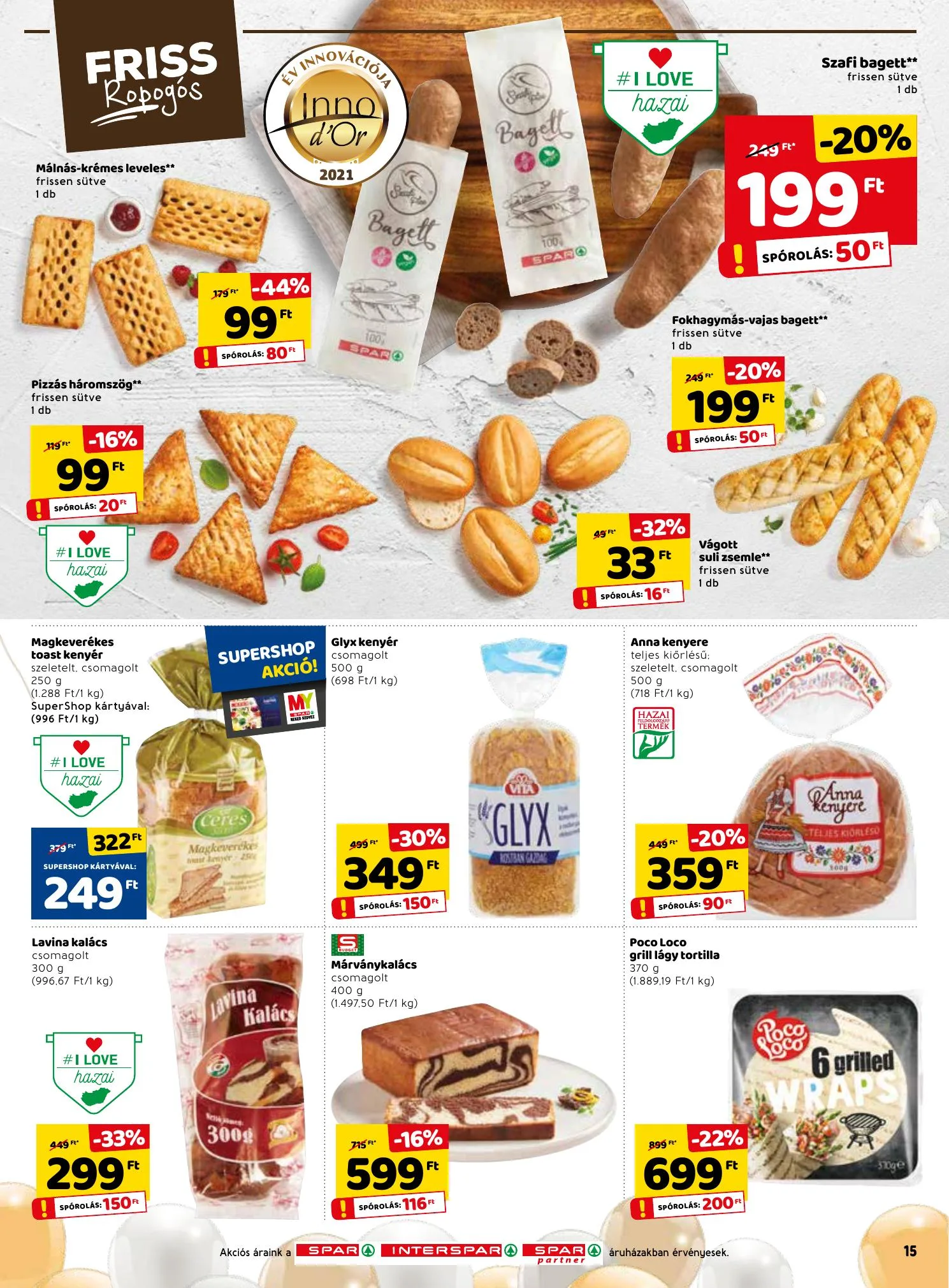 Spar akciós újság 04.22–04.28 – 15. oldal