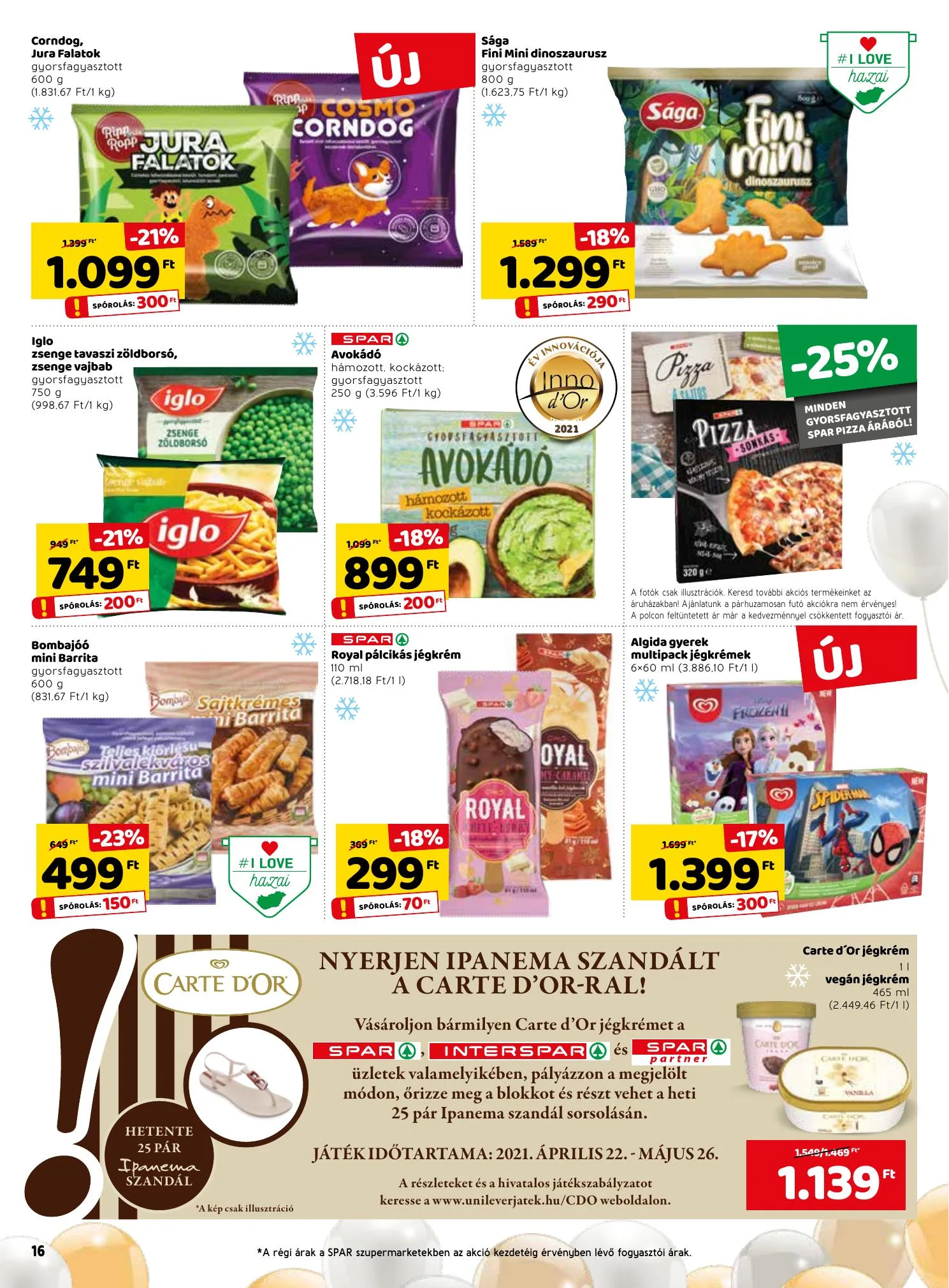 Spar akciós újság 04.22–04.28 – 16. oldal