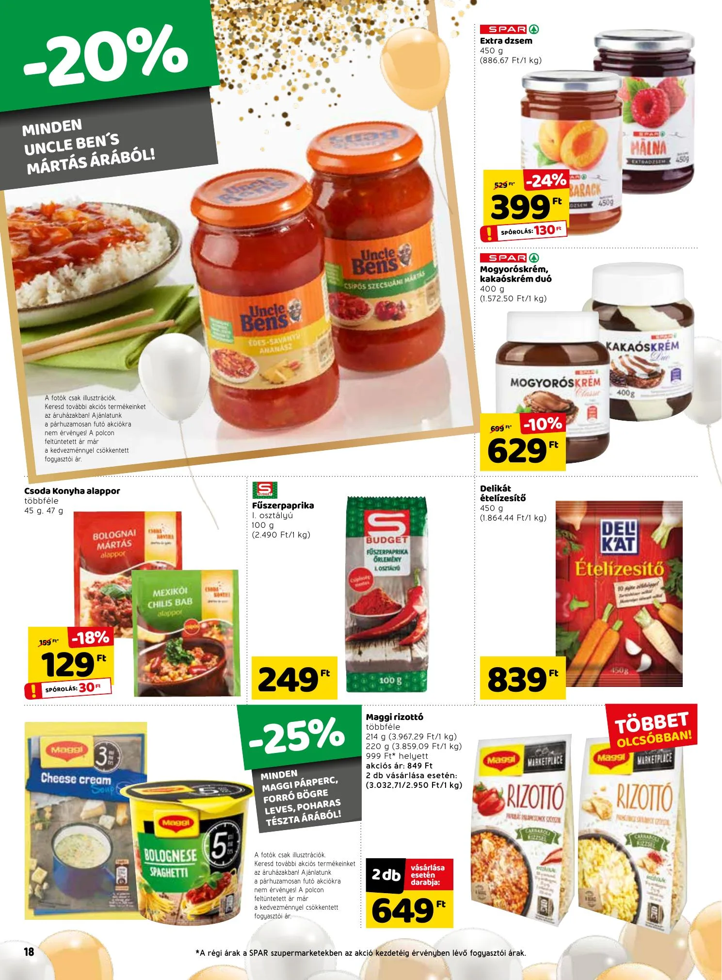 Spar akciós újság 04.22–04.28 – 18. oldal