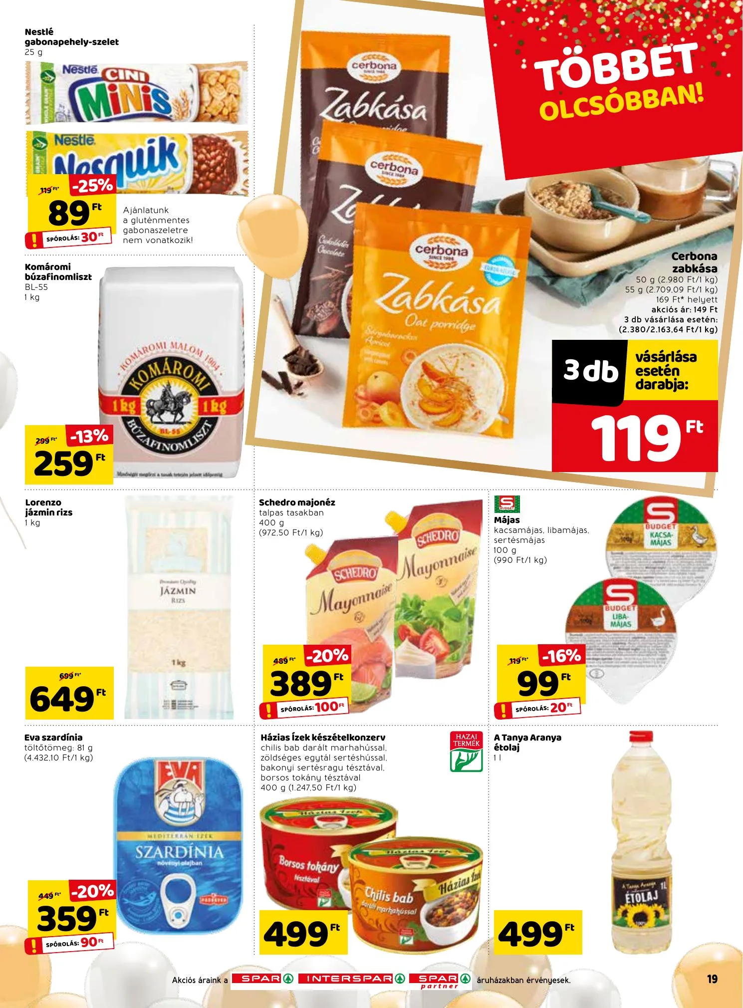 Spar akciós újság 04.22–04.28 – 19. oldal