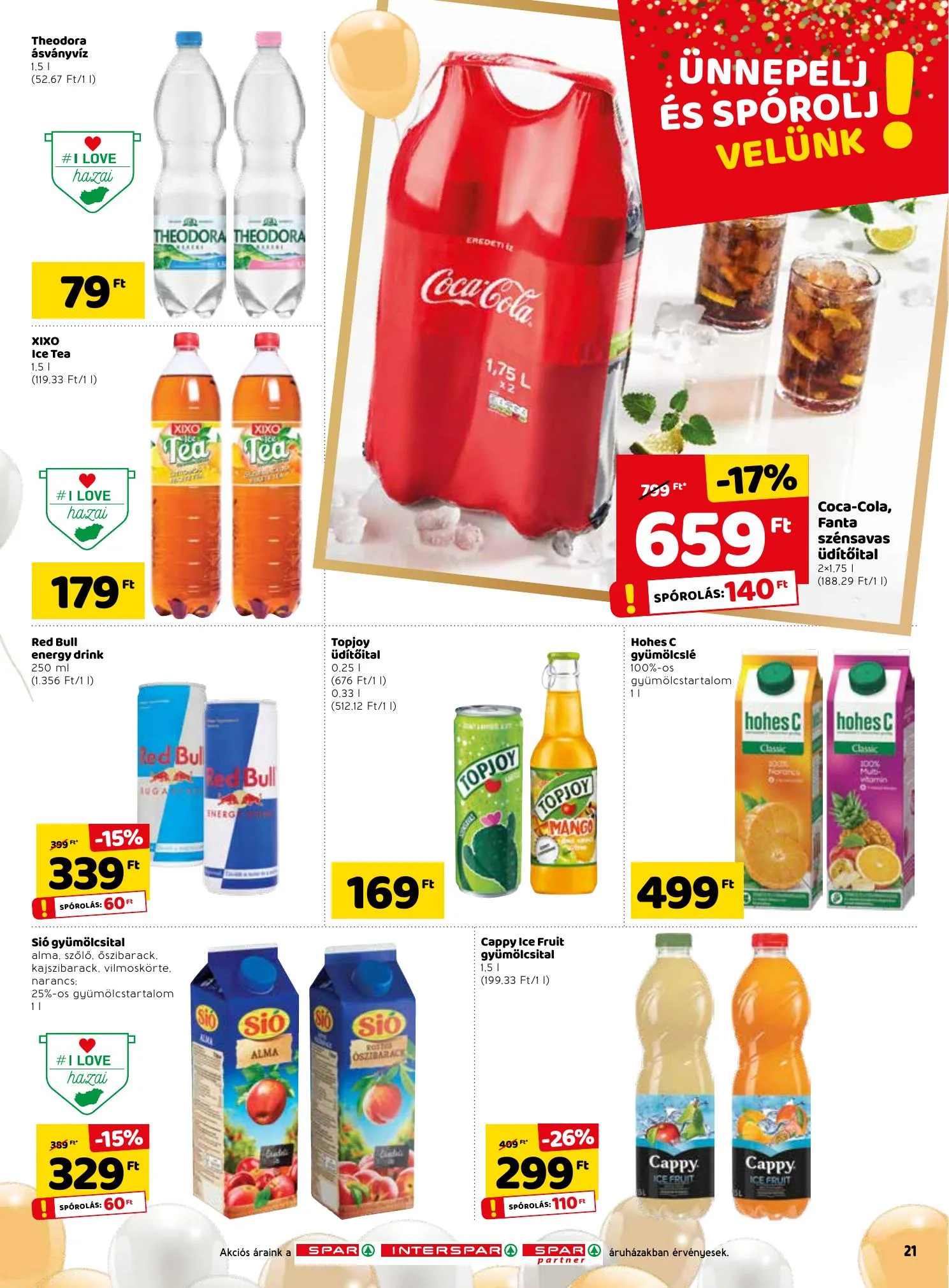 Spar akciós újság 04.22–04.28 – 21. oldal