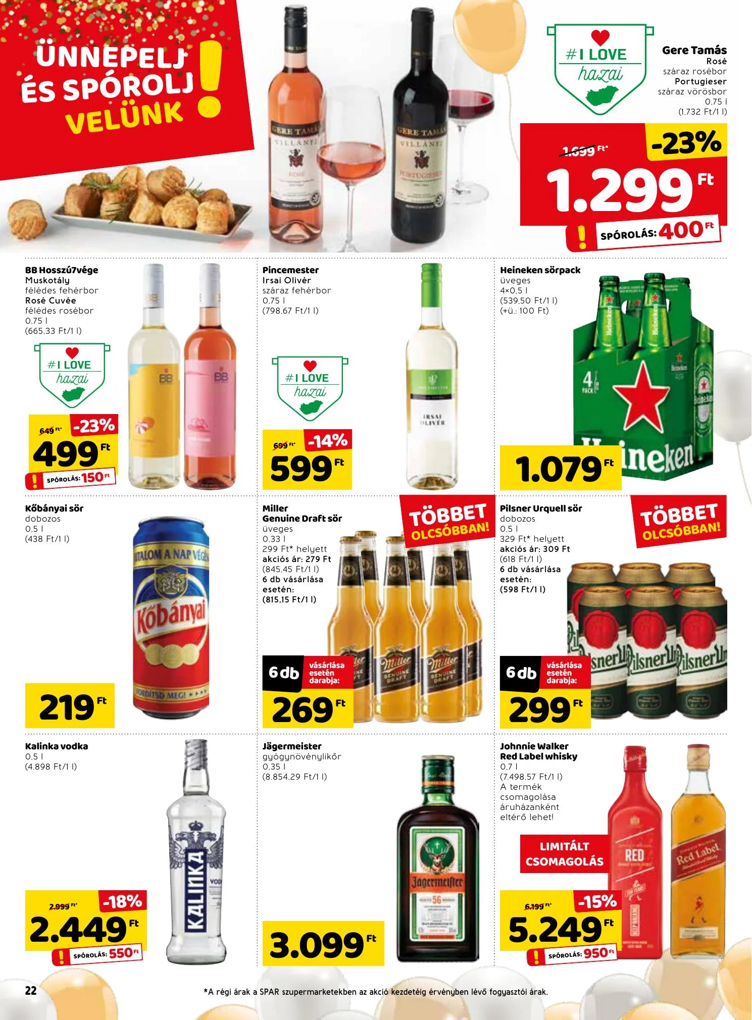 Spar akciós újság 04.22–04.28 – 22. oldal