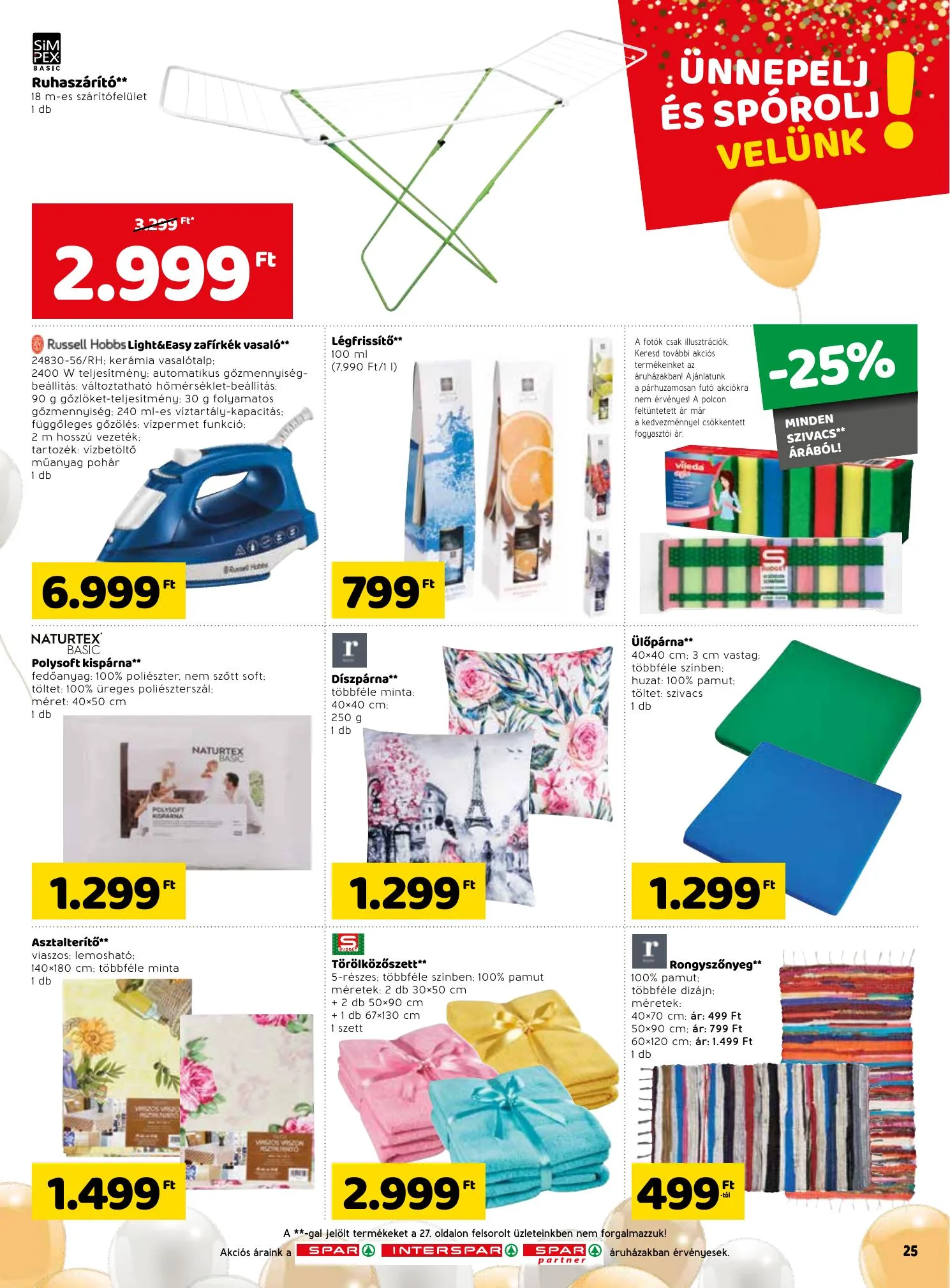 Spar akciós újság 04.22–04.28 – 25. oldal