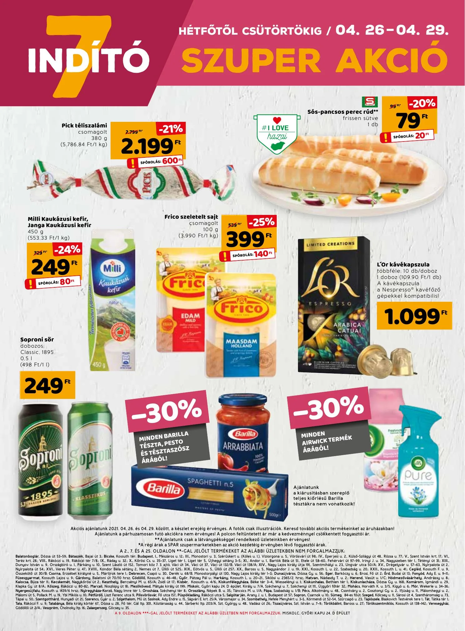 Spar akciós újság 04.22–04.28 – 27. oldal