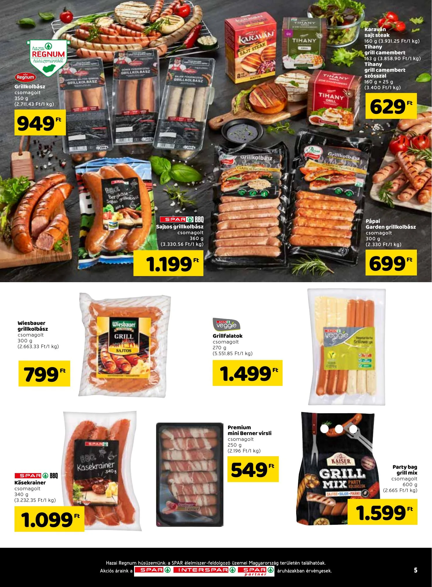 Spar akciós újság 04.22–04.28 – 5. oldal