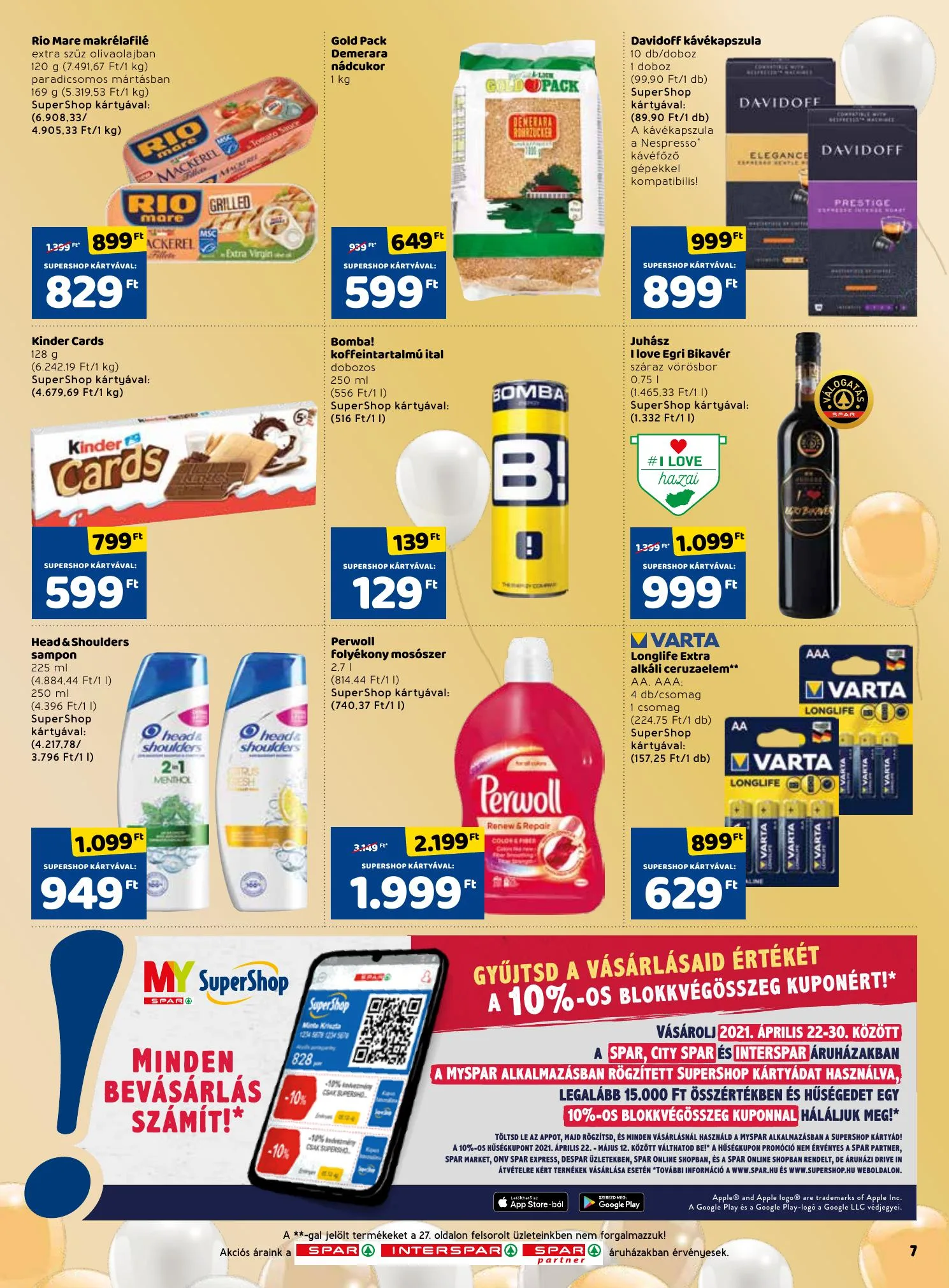 Spar akciós újság 04.22–04.28 – 7. oldal