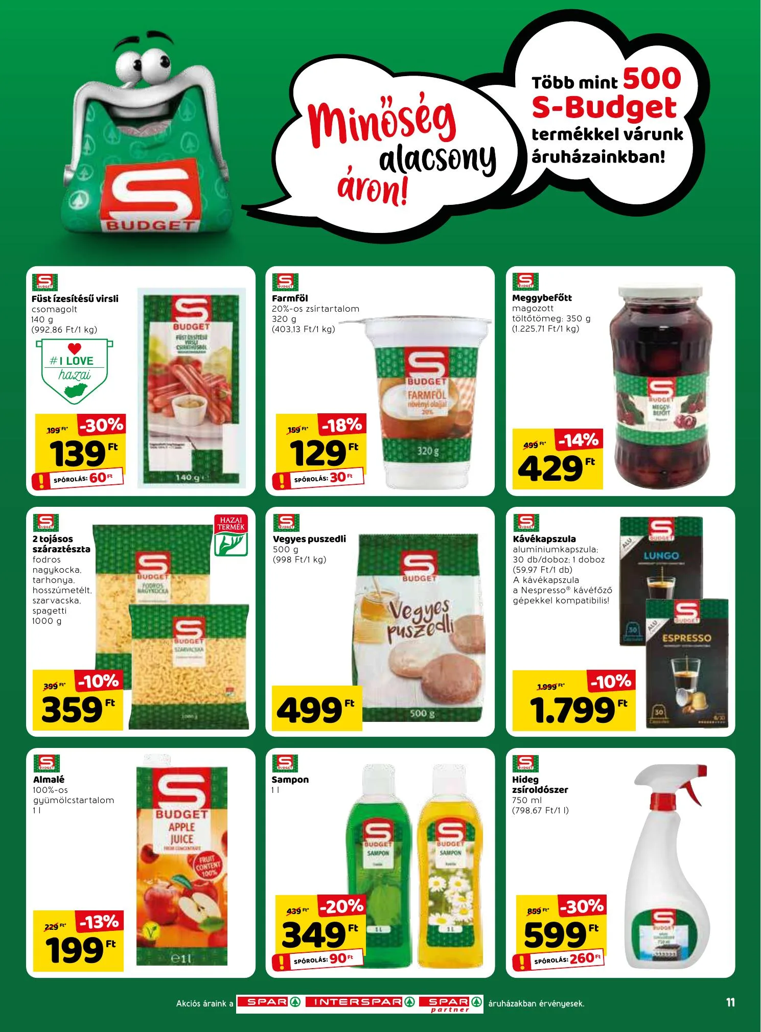 Spar akciós újság 04.29–05.05 – 11. oldal