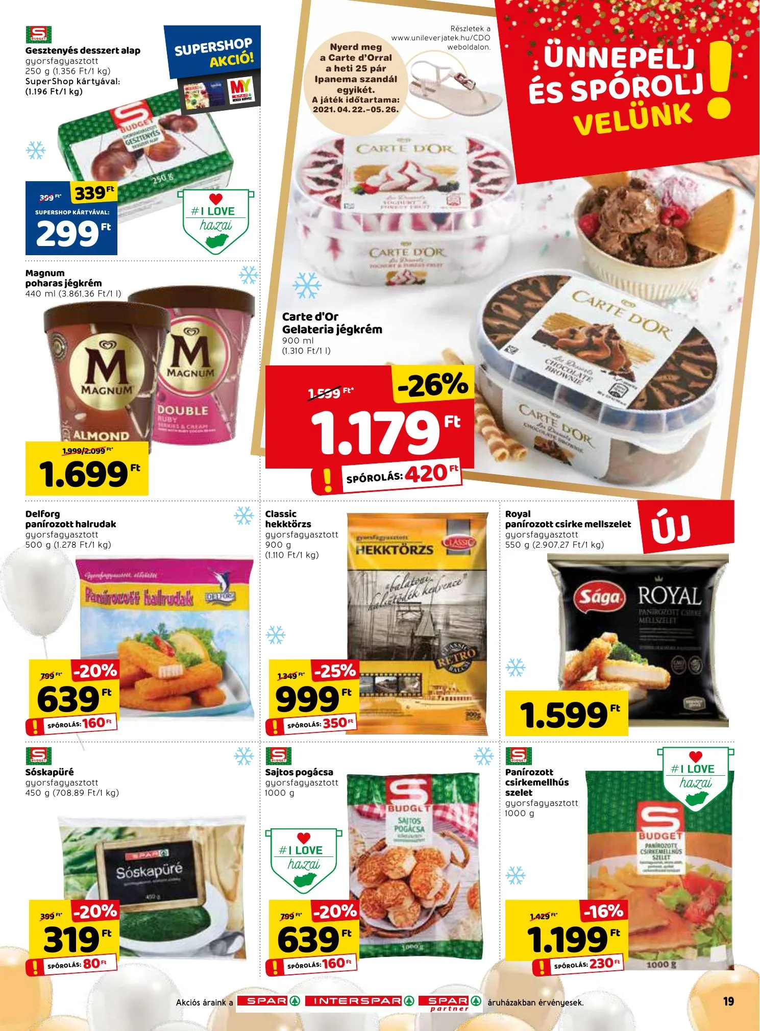 Spar akciós újság 04.29–05.05 – 19. oldal