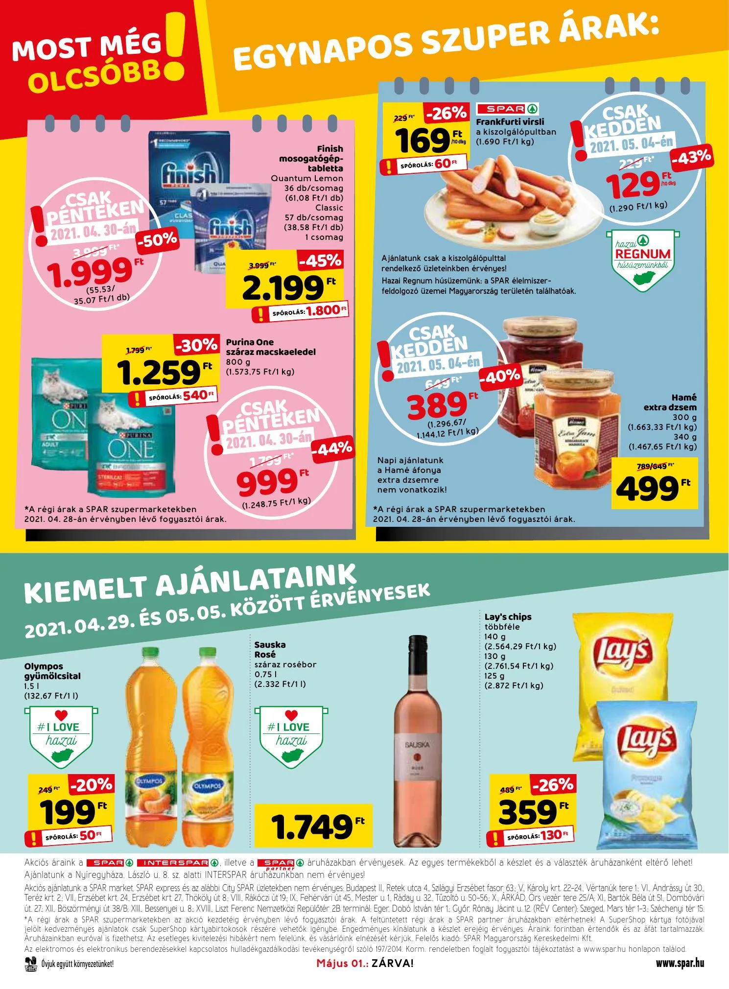 Spar akciós újság 04.29–05.05 – 28. oldal