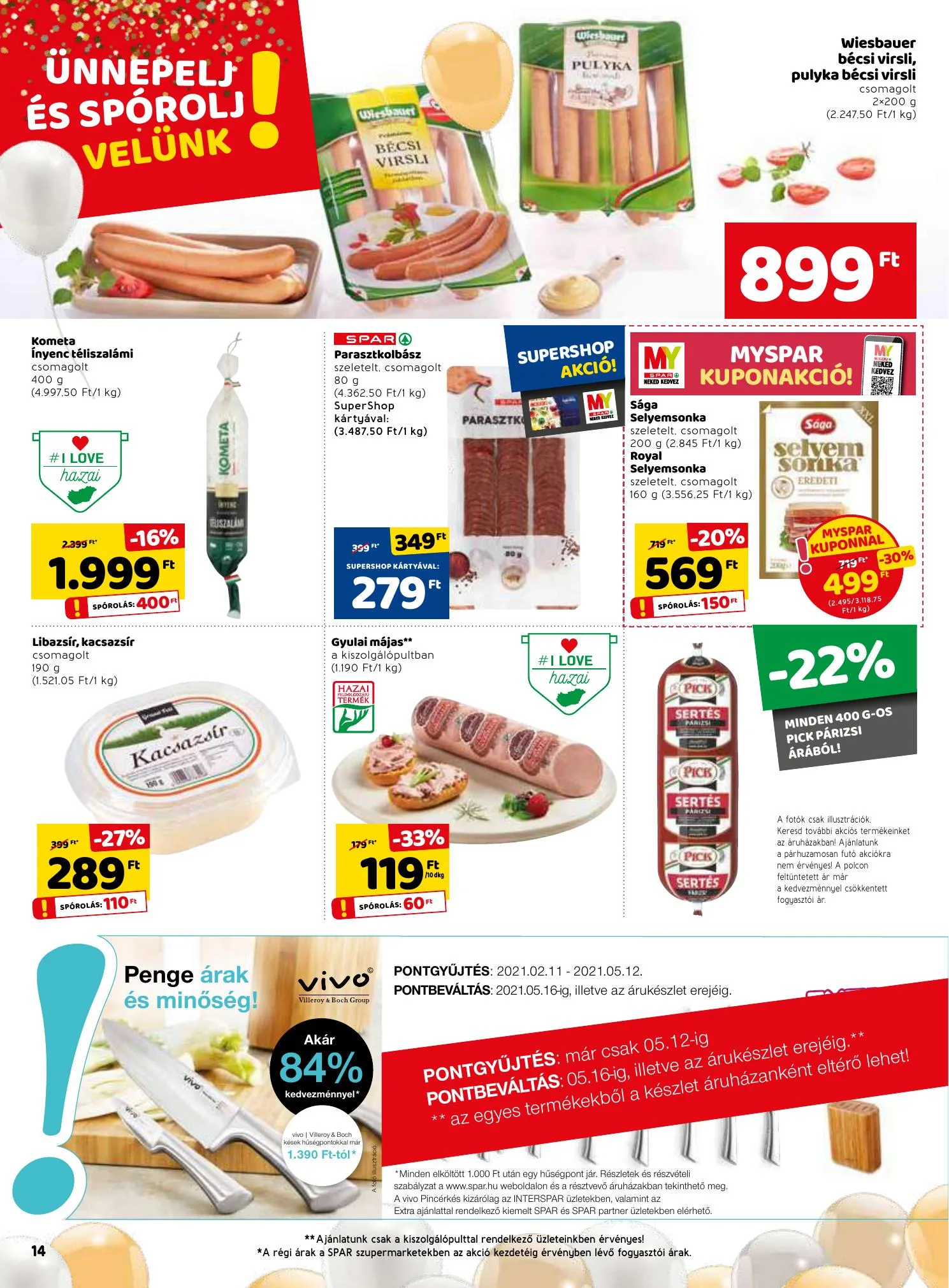 Spar akciós újság 05.06–05.12 – 14. oldal