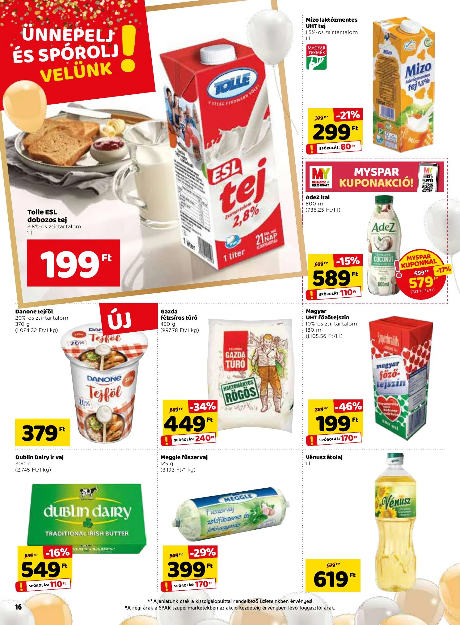 Spar akciós újság 05.06–05.12 – 16. oldal