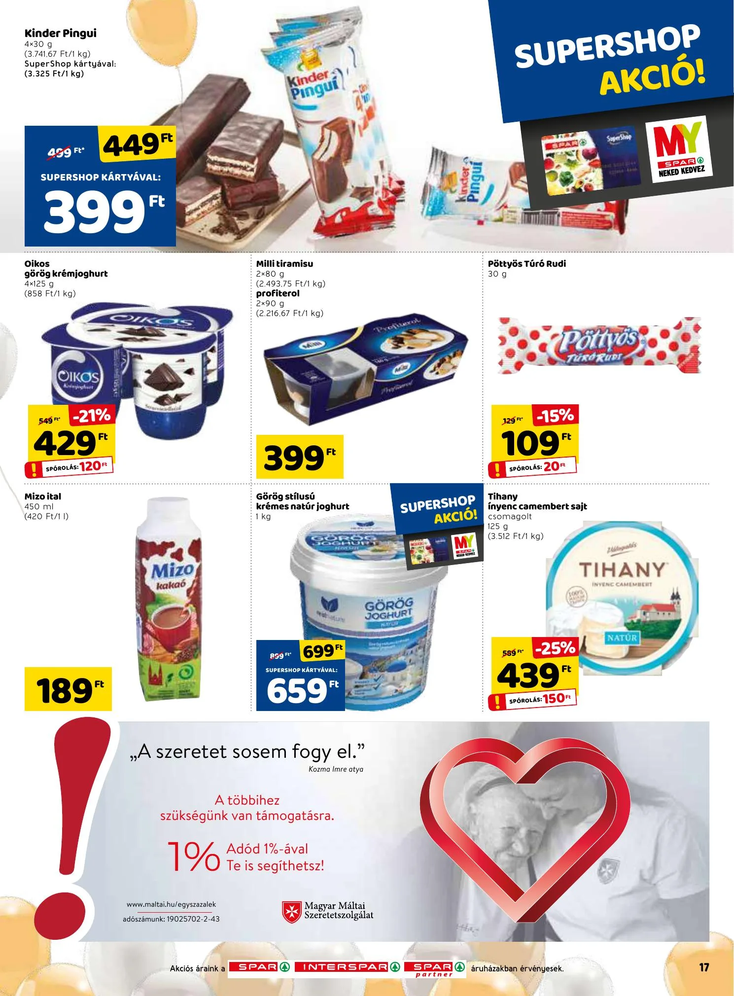 Spar akciós újság 05.06–05.12 – 17. oldal