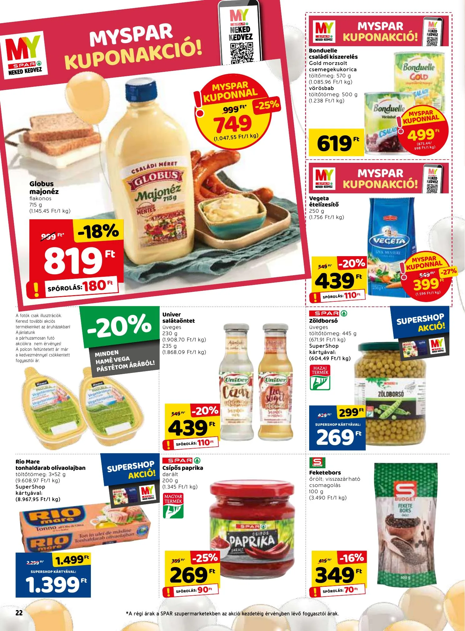 Spar akciós újság 05.06–05.12 – 22. oldal