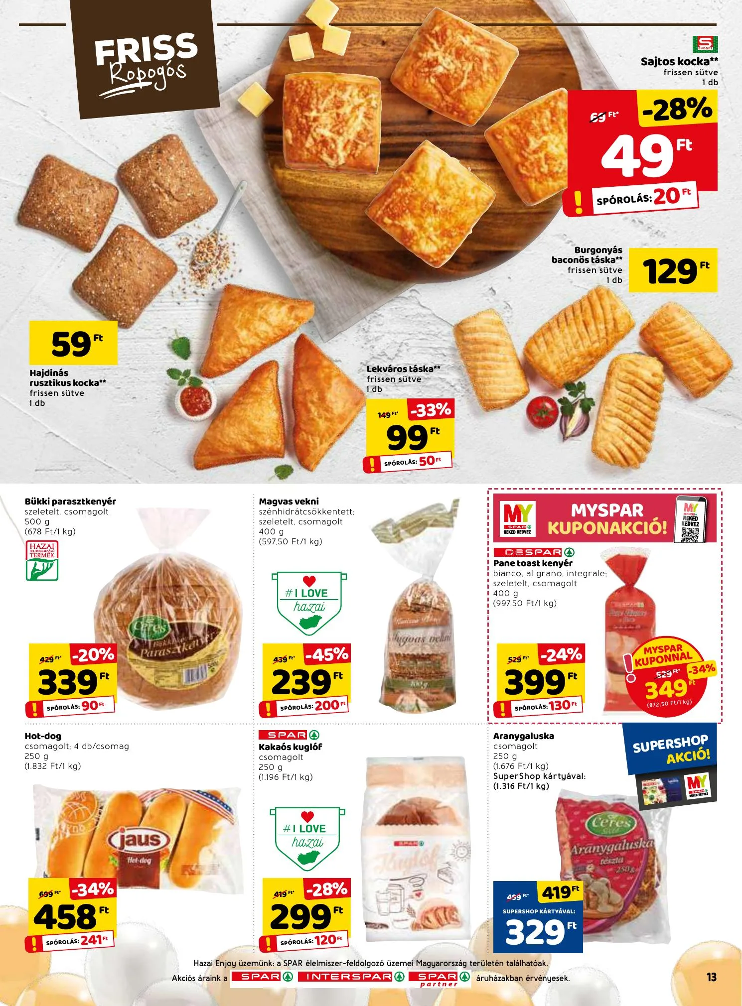 Spar akciós újság 05.13–05.19 – 13. oldal