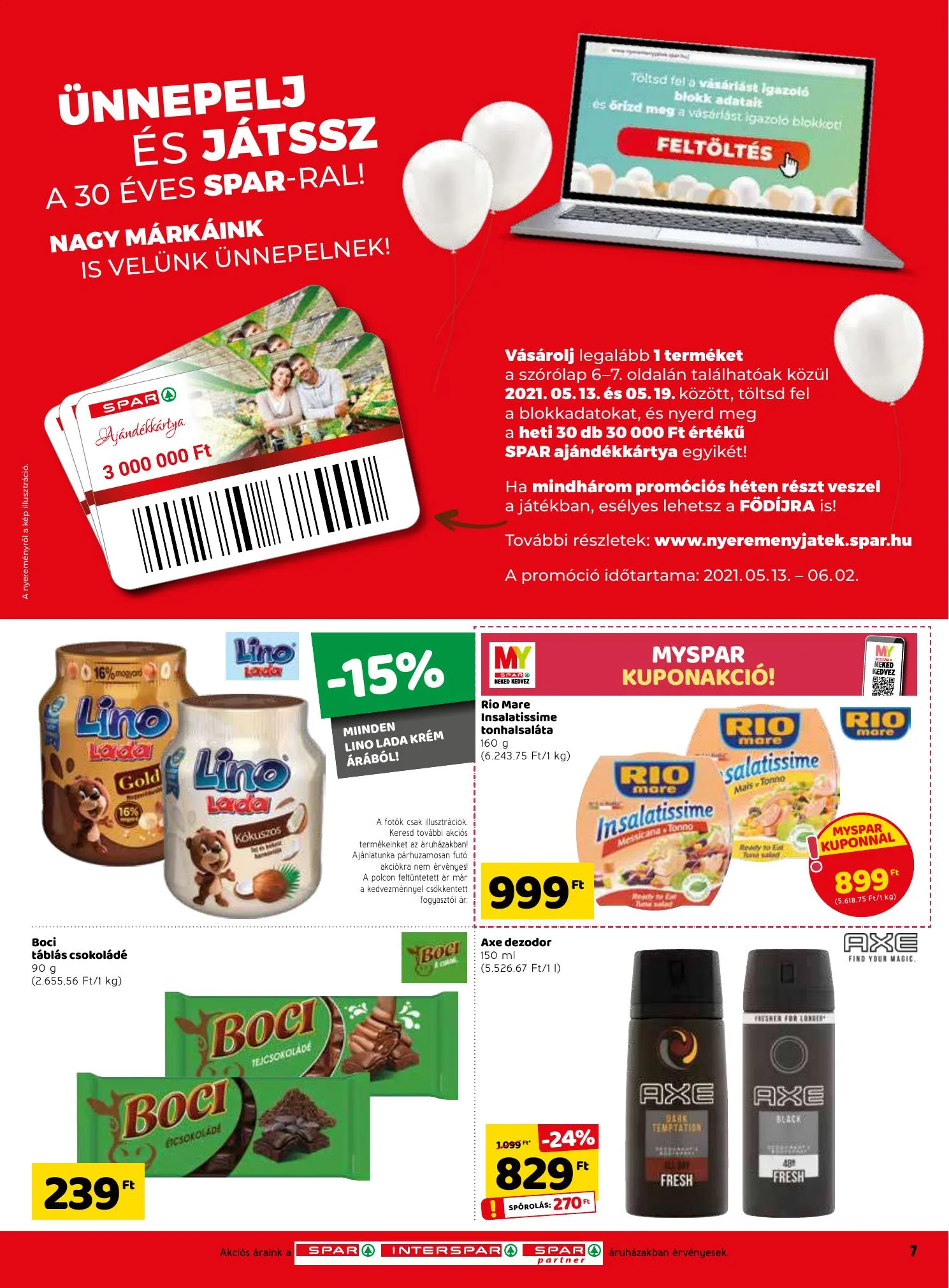 Spar akciós újság 05.13–05.19 – 7. oldal