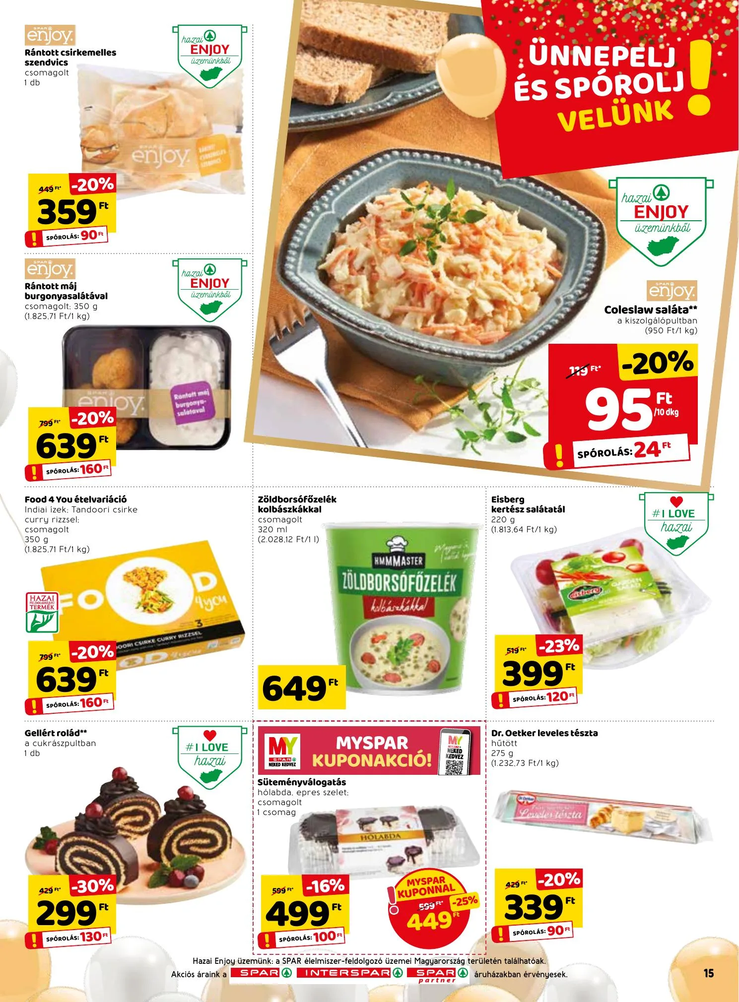 Spar akciós újság 05.20–05.26 – 15. oldal