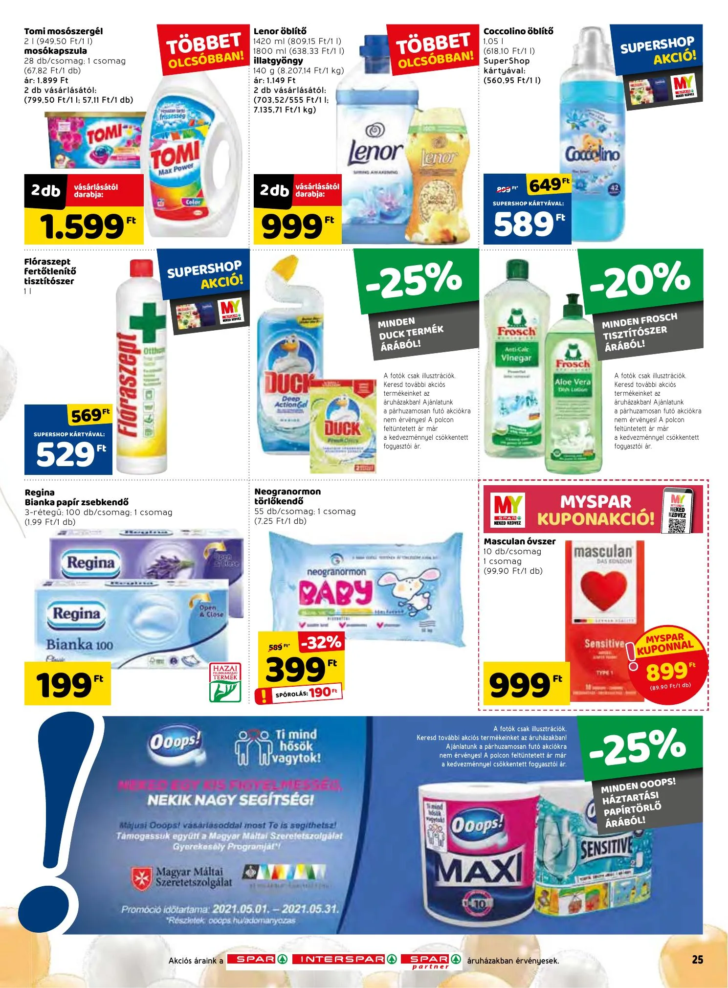 Spar akciós újság 05.20–05.26 – 25. oldal