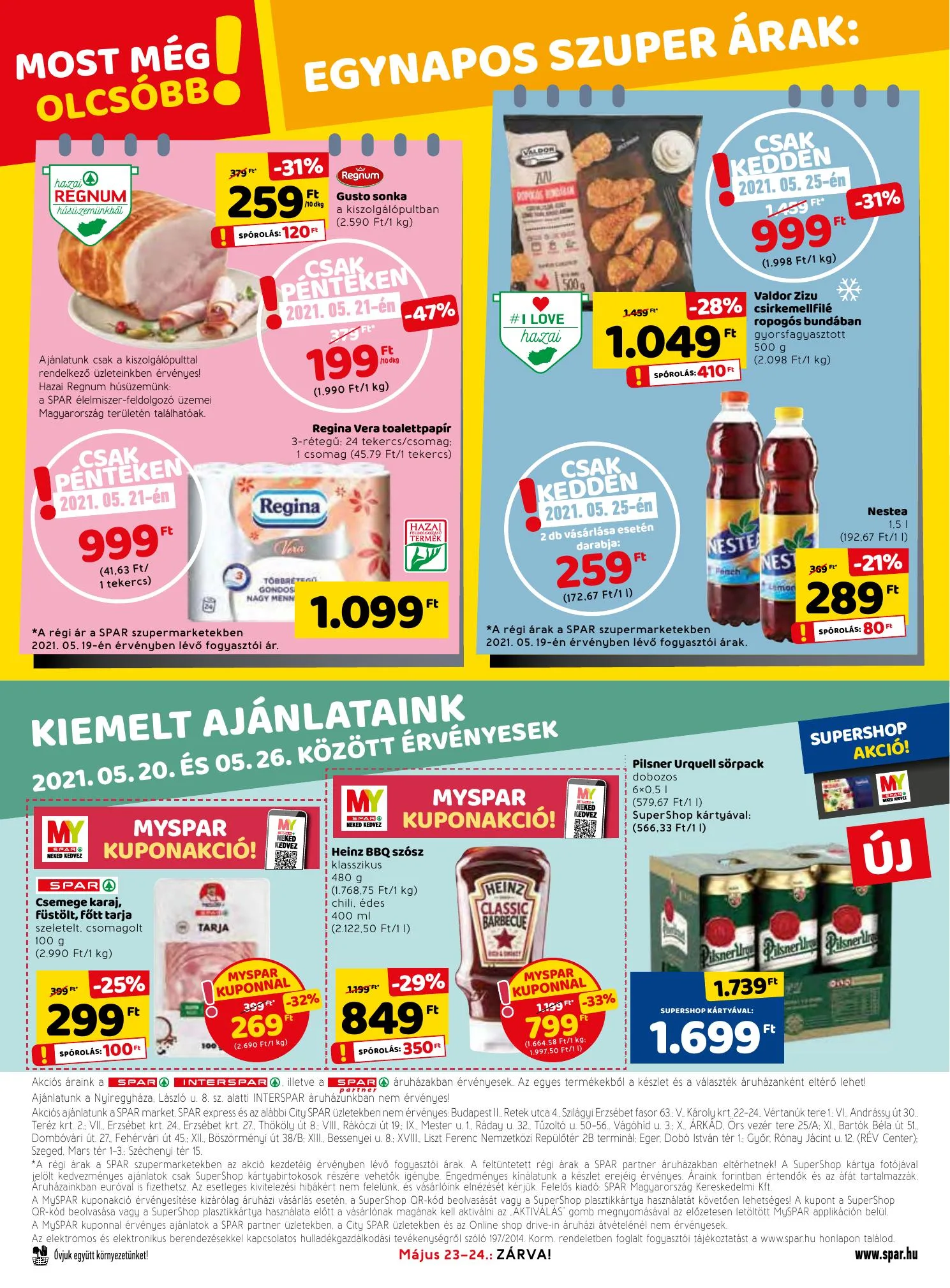 Spar akciós újság 05.20–05.26 – 28. oldal