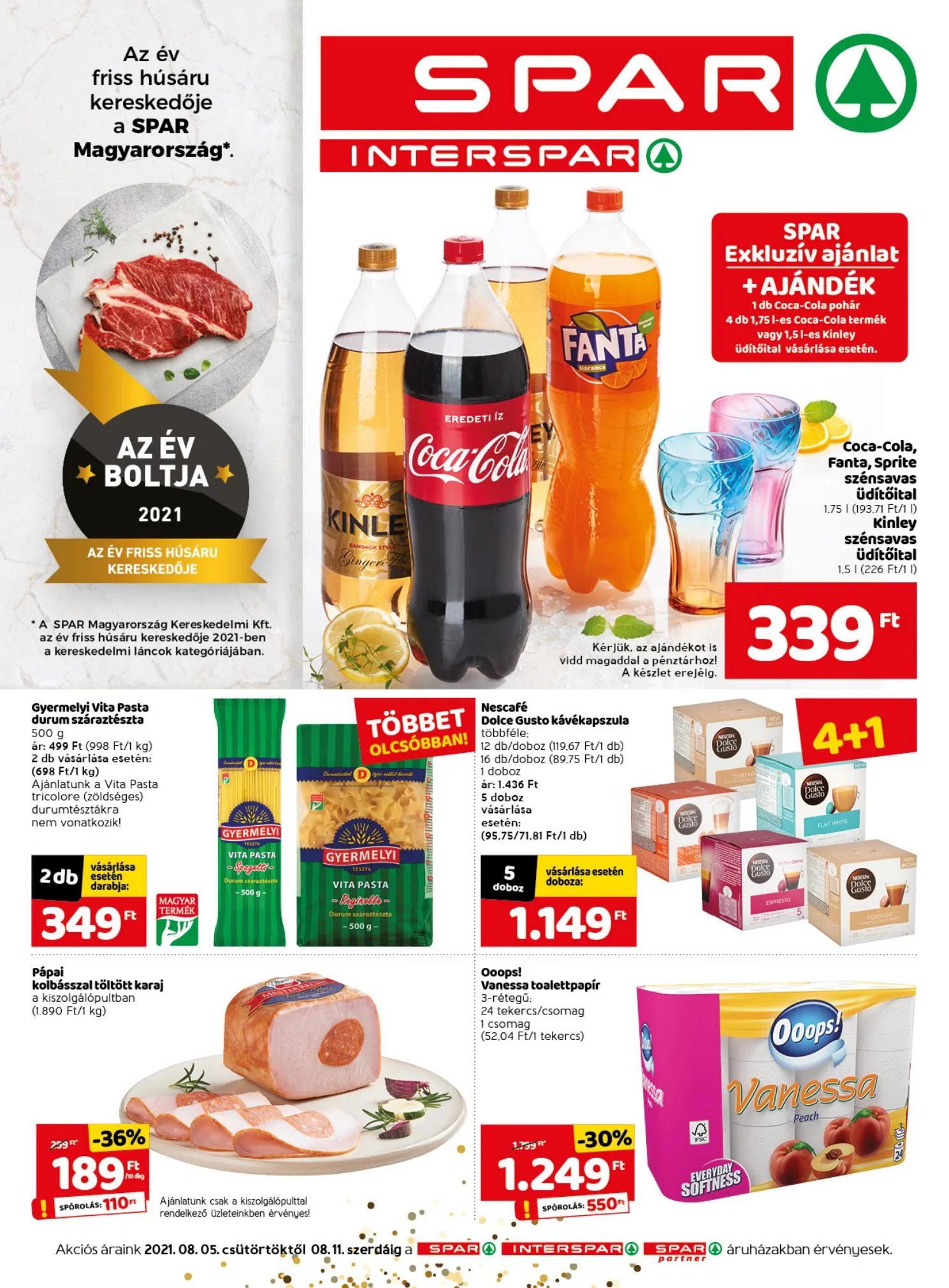 Spar akciós újság 08.05–08.11