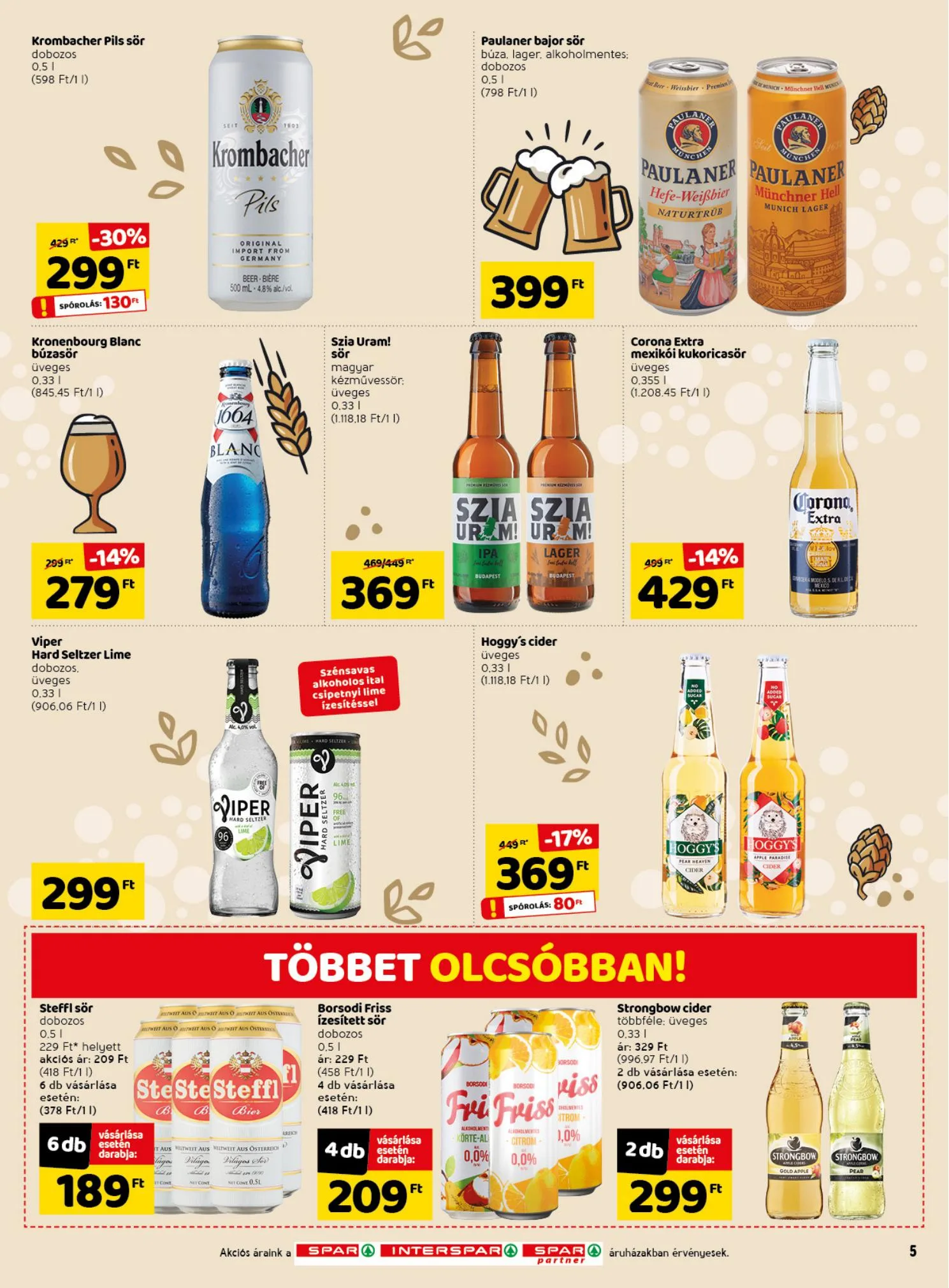 Spar akciós újság 08.05–08.11 – 5. oldal