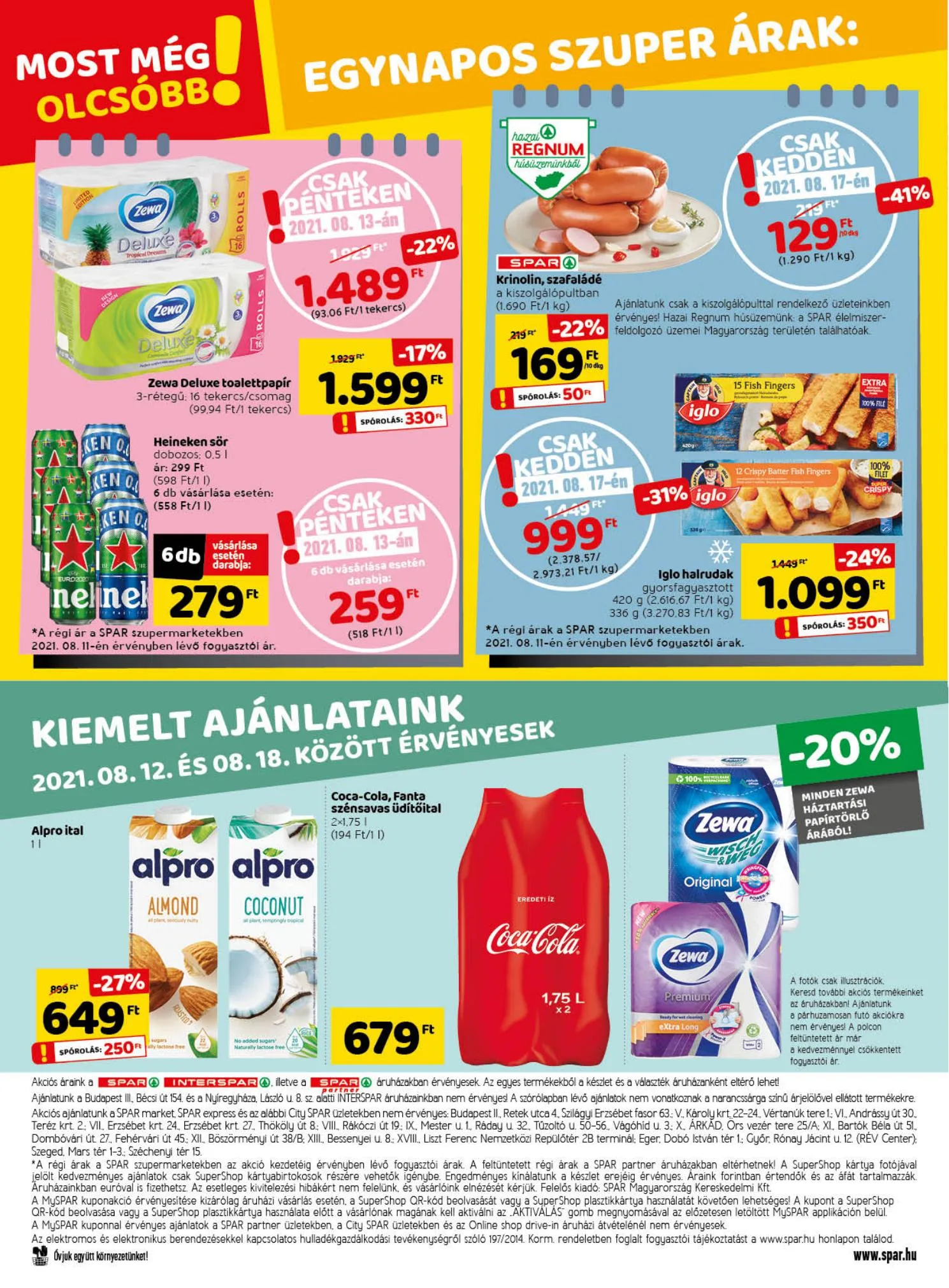 Spar akciós újság 08.12–08.18 – 32. oldal