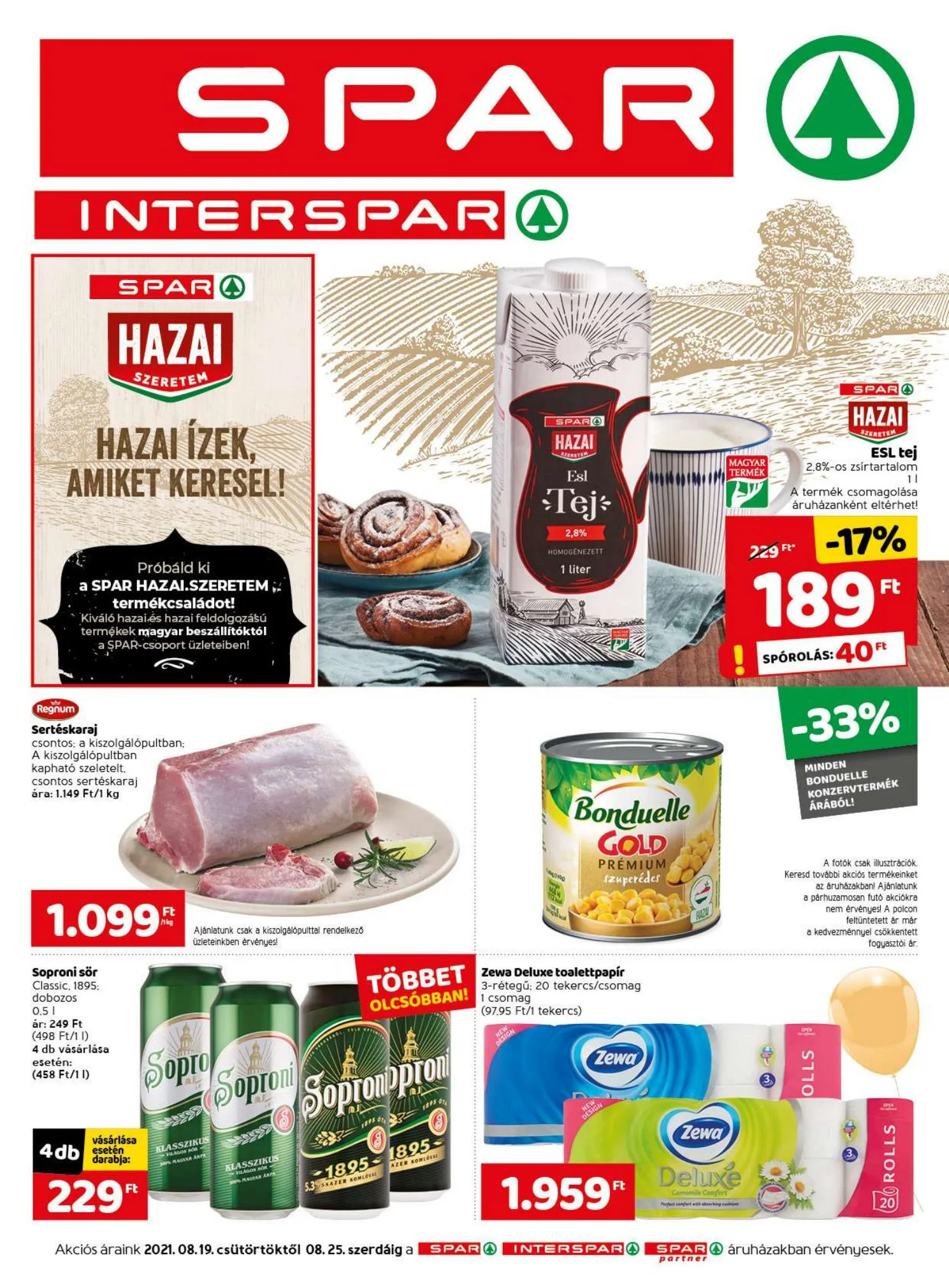 Spar akciós újság 08.19–08.25