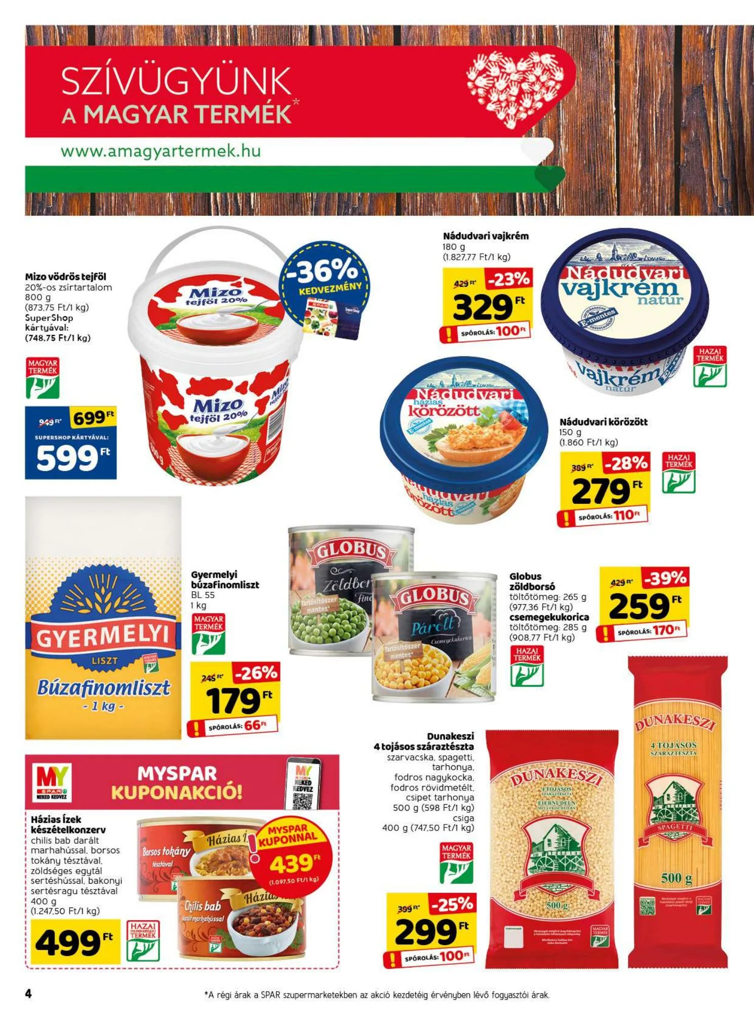 Spar akciós újság 08.19–08.25 – 4. oldal