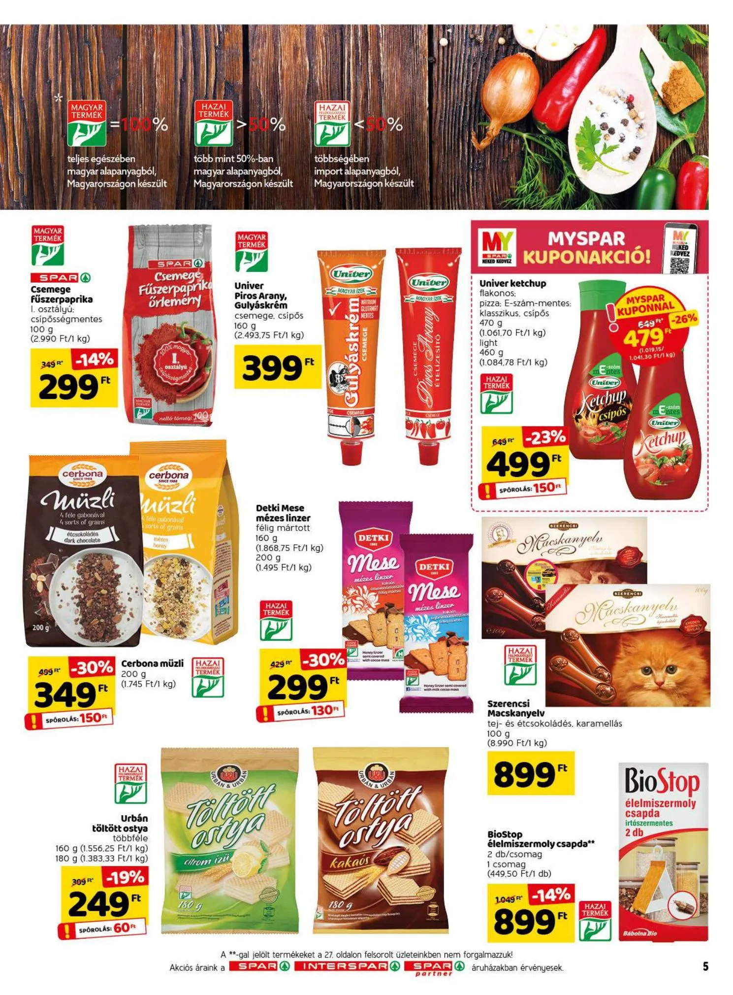 Spar akciós újság 08.19–08.25 – 5. oldal