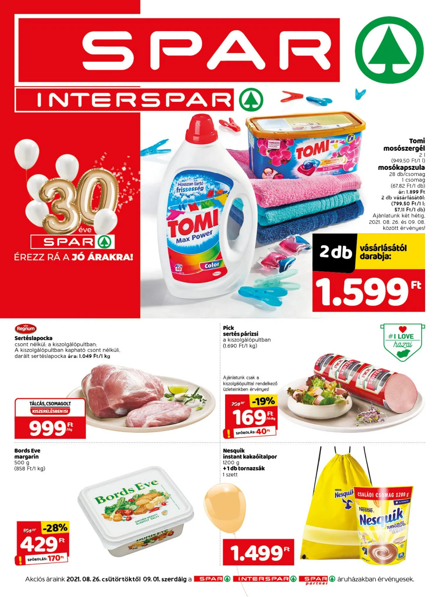 Spar akciós újság 08.26–09.01