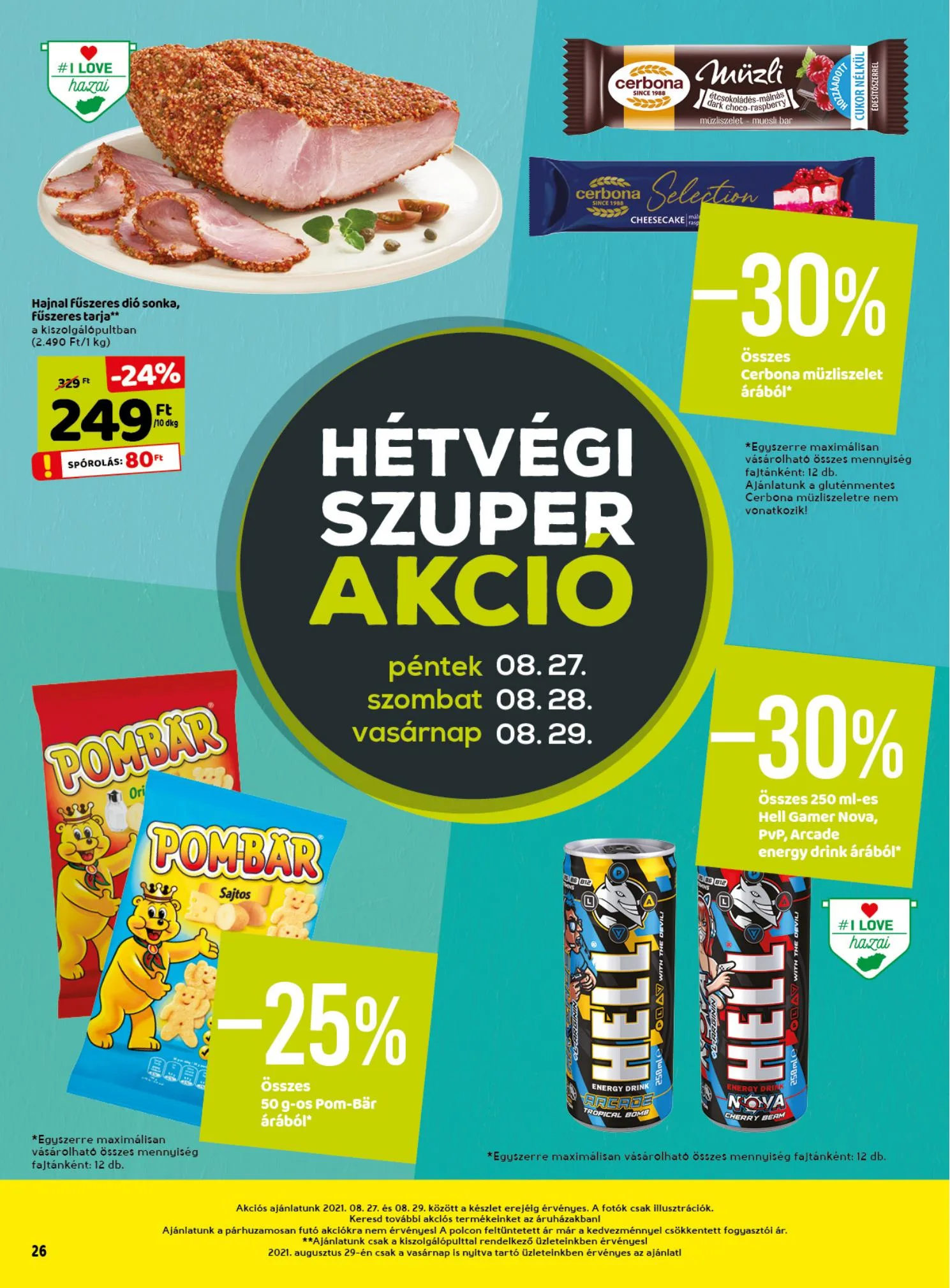 Spar akciós újság 08.26–09.01 – 30. oldal