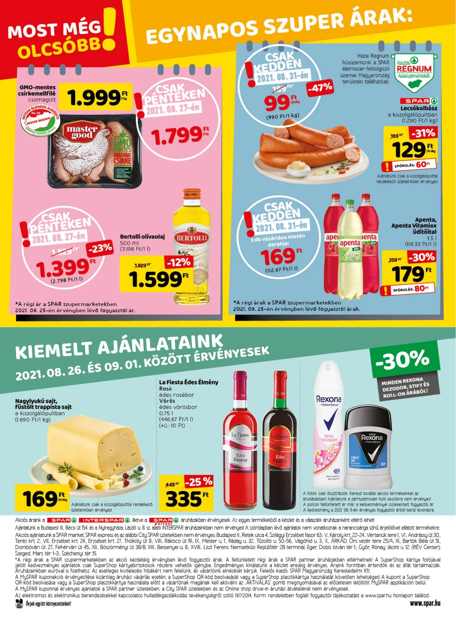 Spar akciós újság 08.26–09.01 – 34. oldal