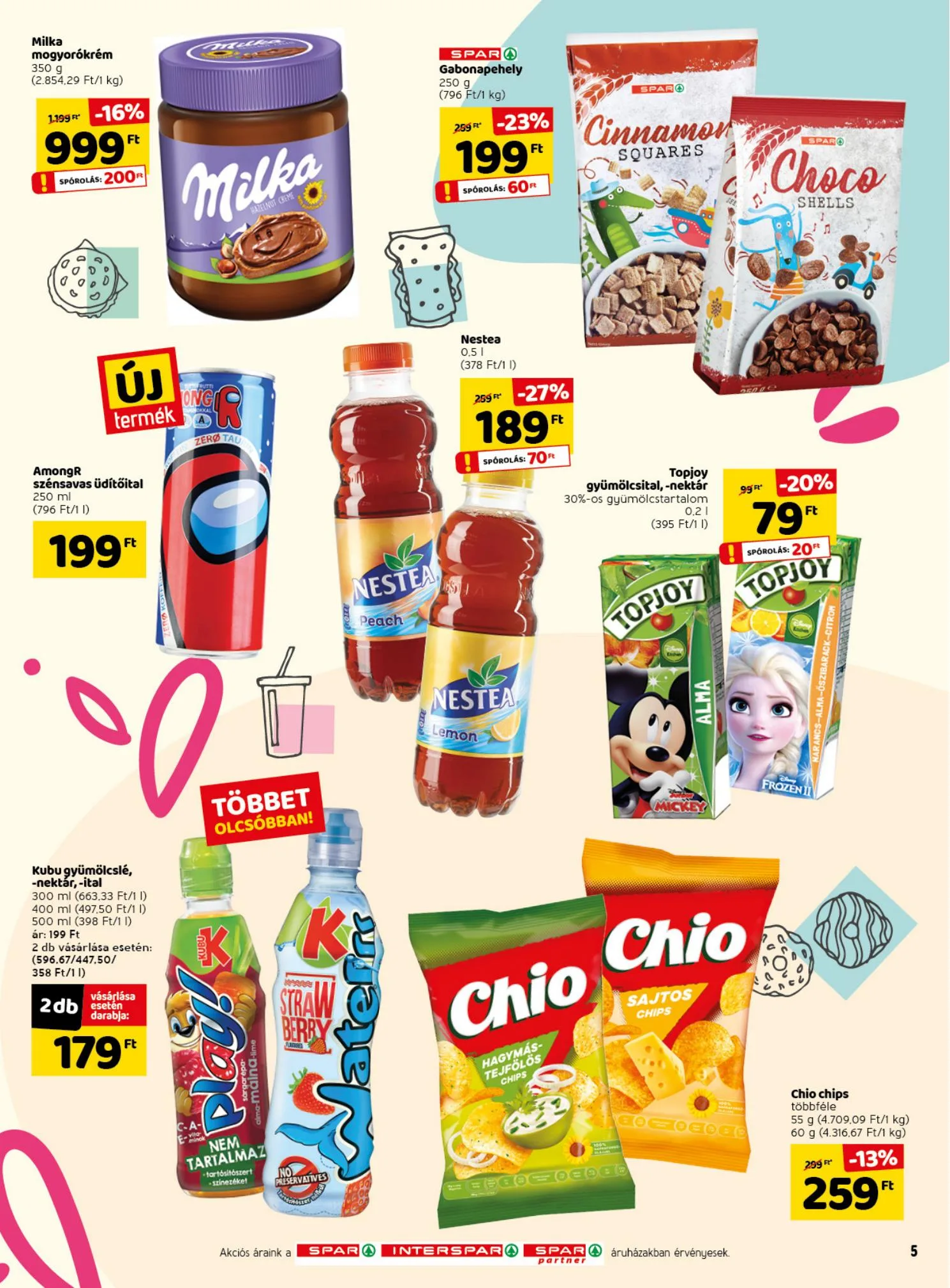 Spar akciós újság 08.26–09.01 – 5. oldal