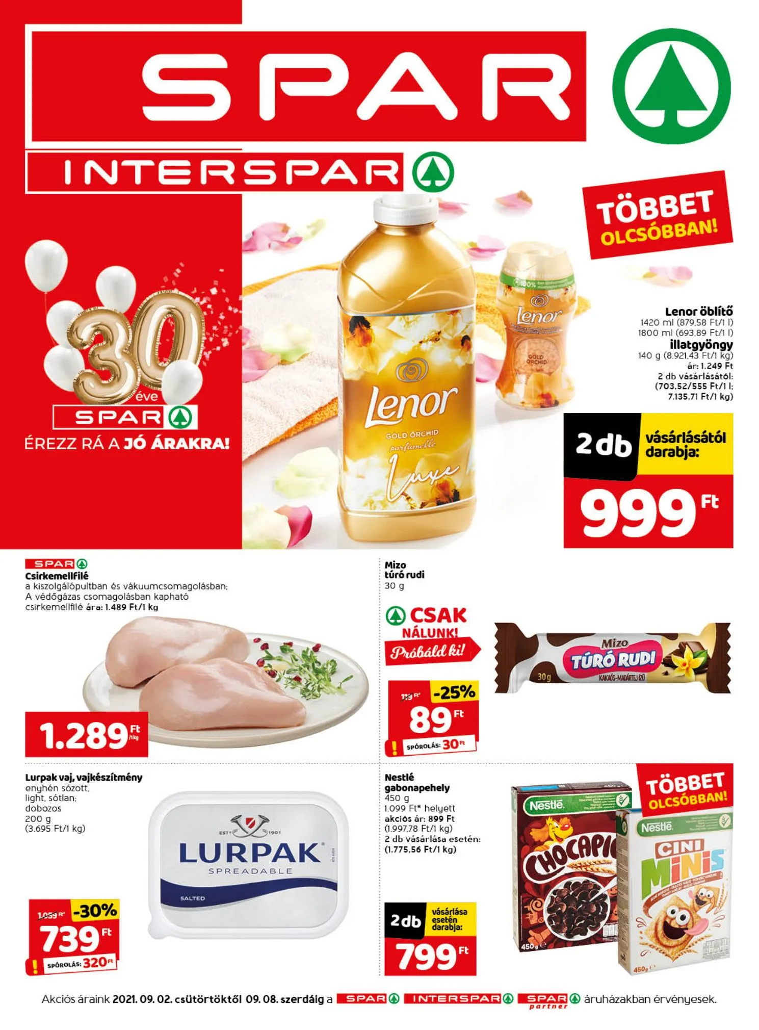 Spar akciós újság 09.02–09.08