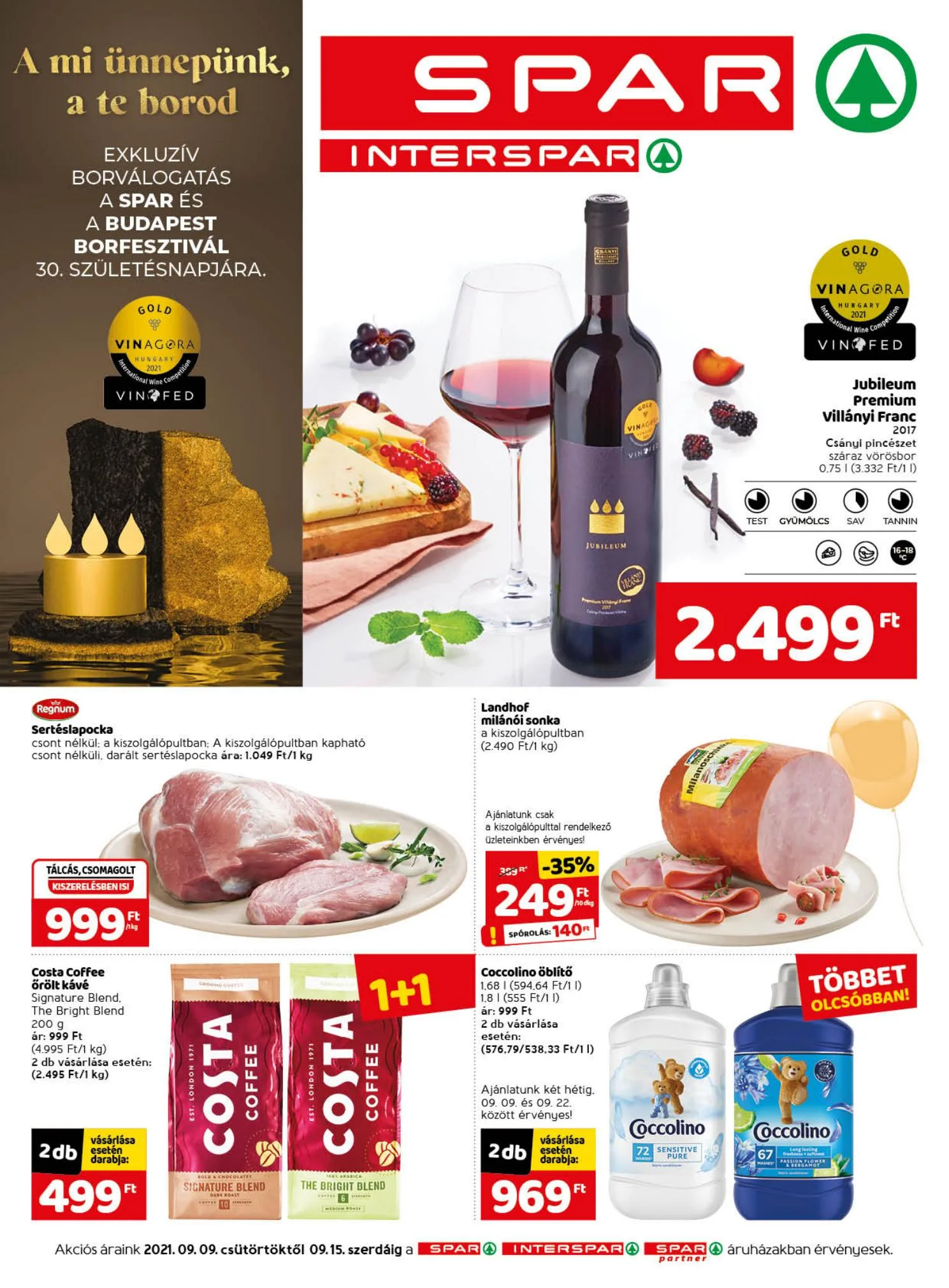 Spar akciós újság 09.09–09.15