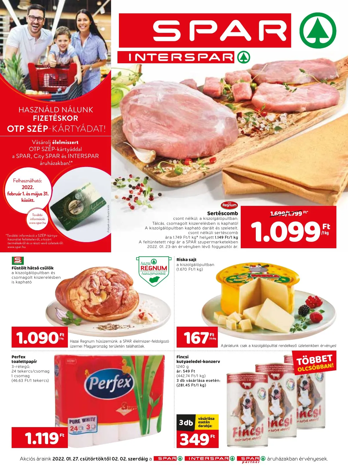 Spar akciós újság 01.27–02.02