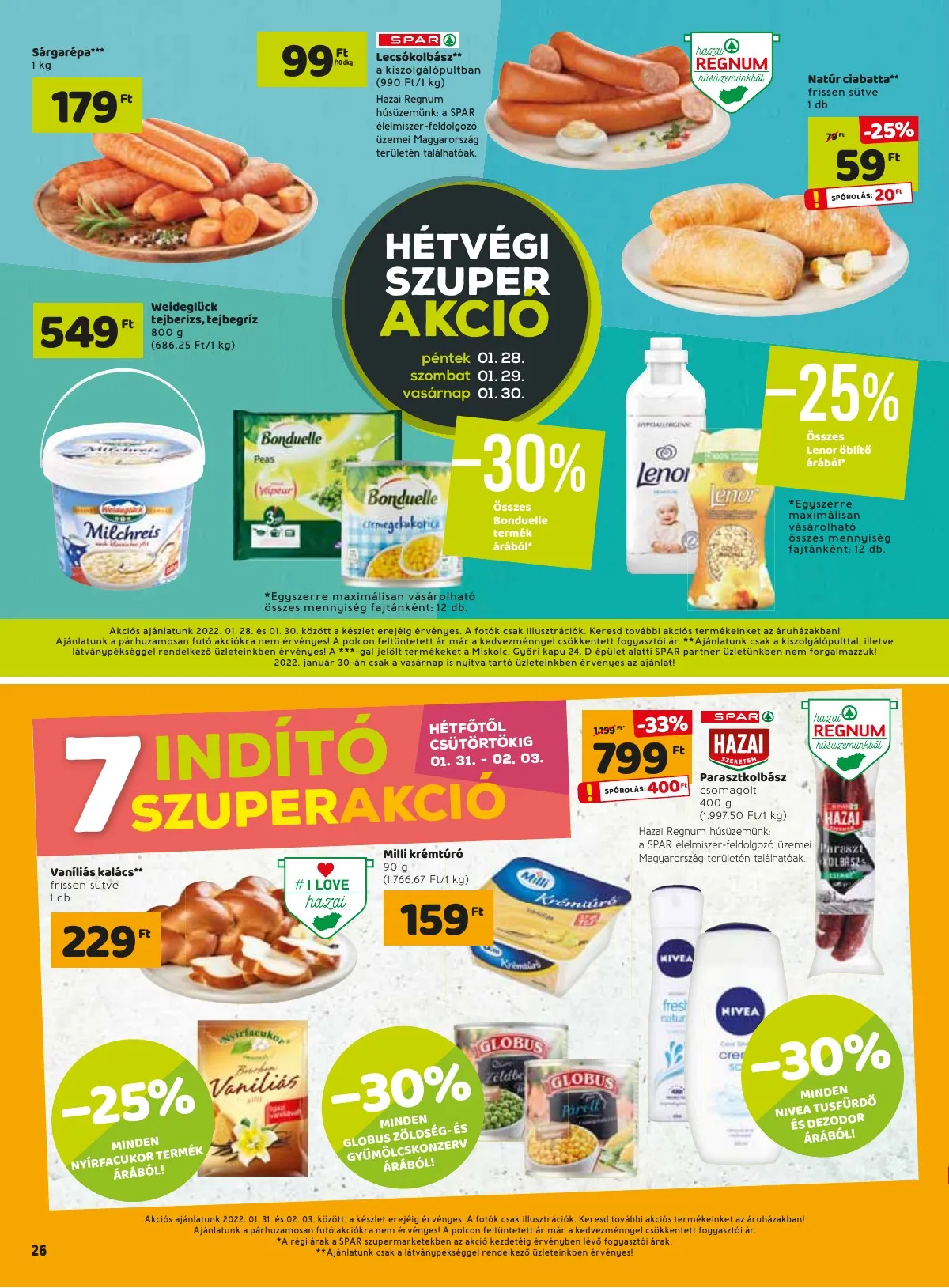 Spar akciós újság 01.27–02.02 – 32. oldal