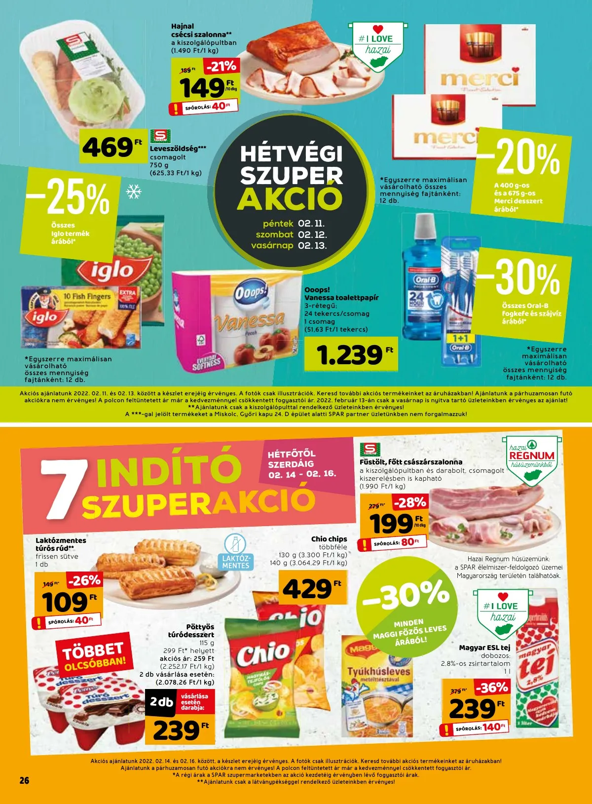 Spar akciós újság 02.10–02.16 – 32. oldal