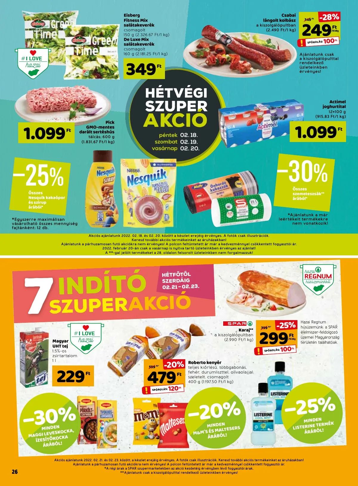 Spar akciós újság 02.17–02.23 – 32. oldal