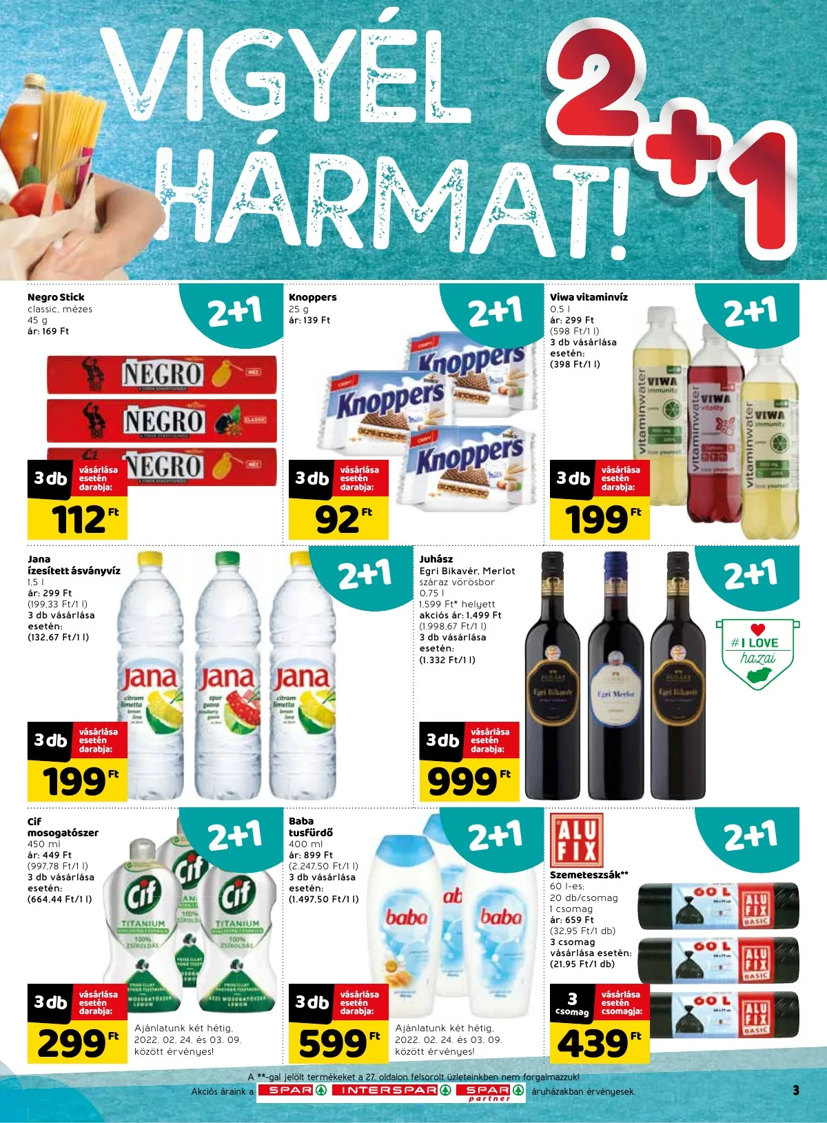 Spar akciós újság 02.24–03.02 – 3. oldal
