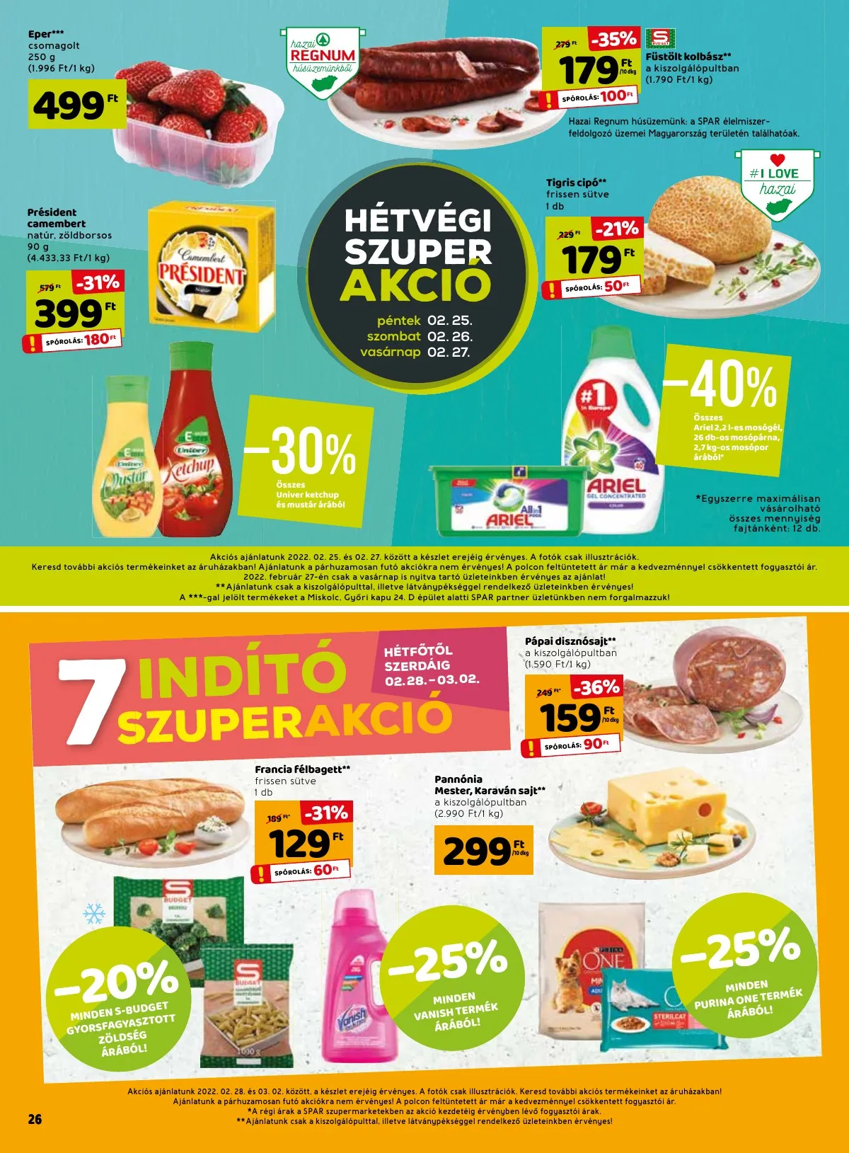 Spar akciós újság 02.24–03.02 – 32. oldal
