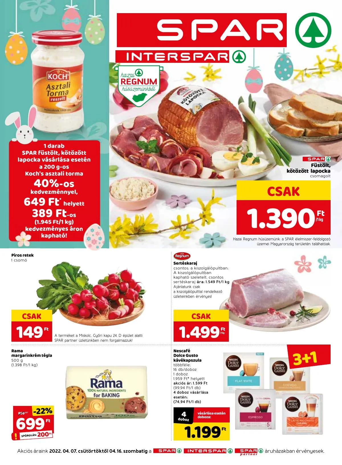 Spar akciós újság 04.07–04.16