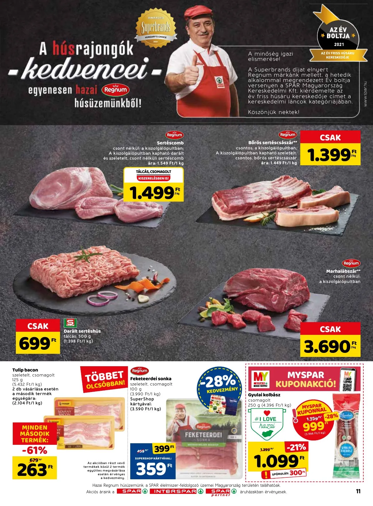 Spar akciós újság 04.07–04.16 – 13. oldal