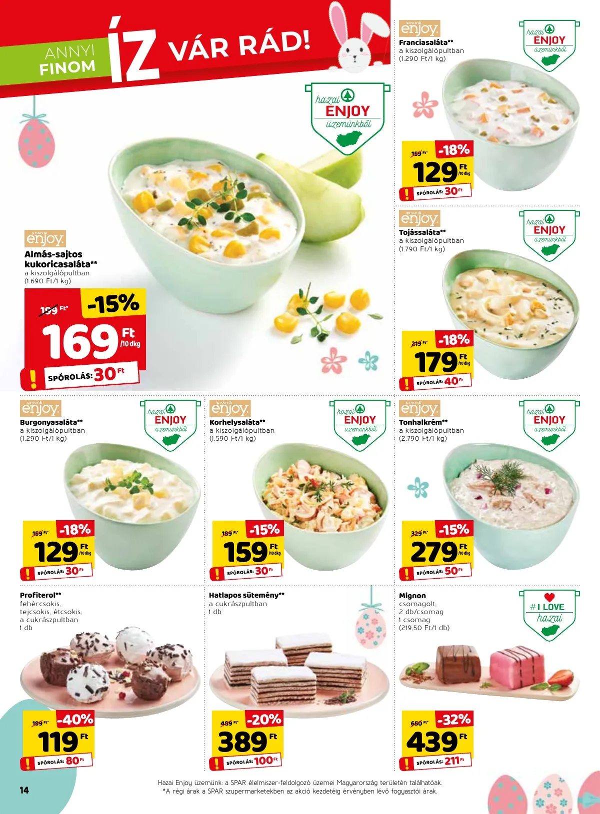 Spar akciós újság 04.07–04.16 – 16. oldal