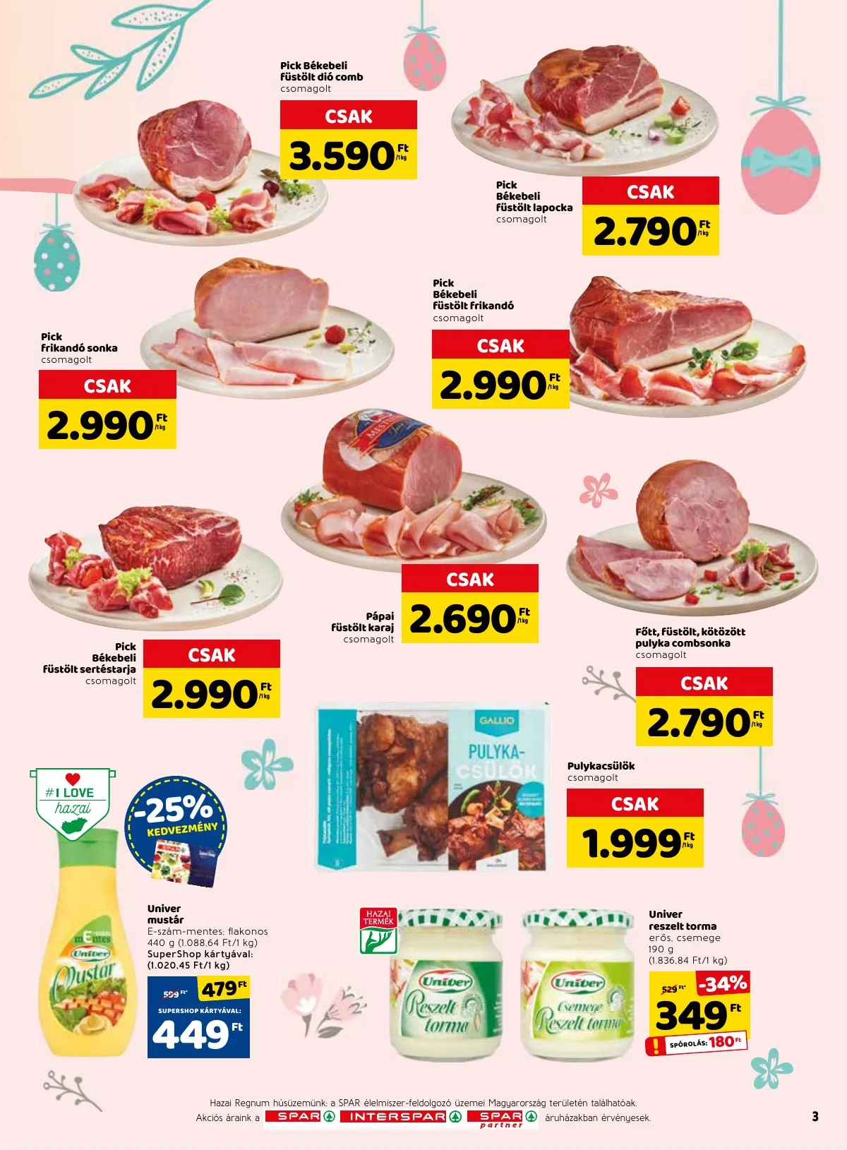 Spar akciós újság 04.07–04.16 – 3. oldal